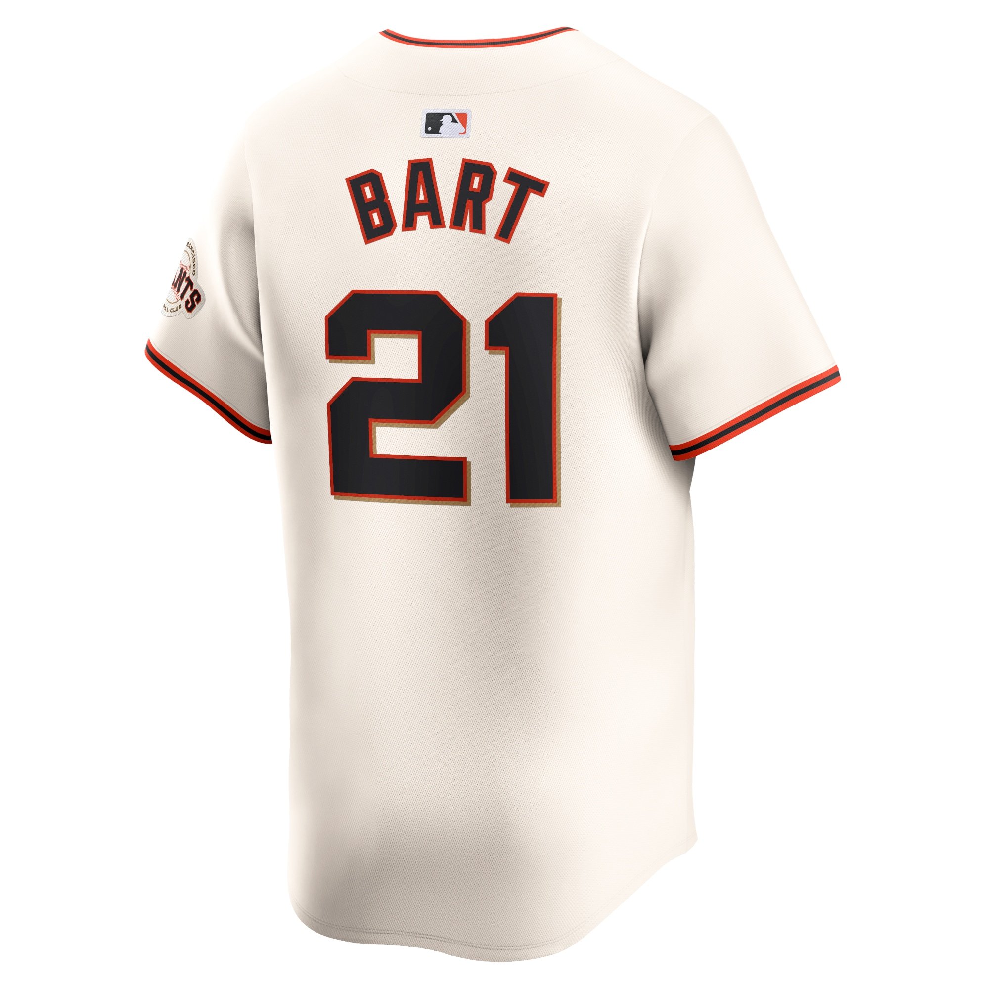Men's San Francisco Giants Joey Bart  Cream Home Limited Player Jersey