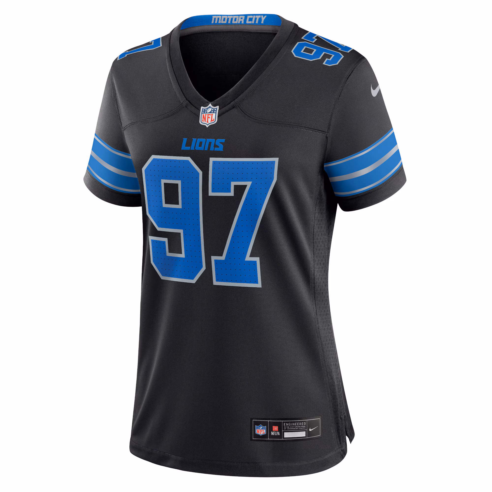 Aidan Hutchinson Detroit Lions Women's Alternate Game Jersey - Blue