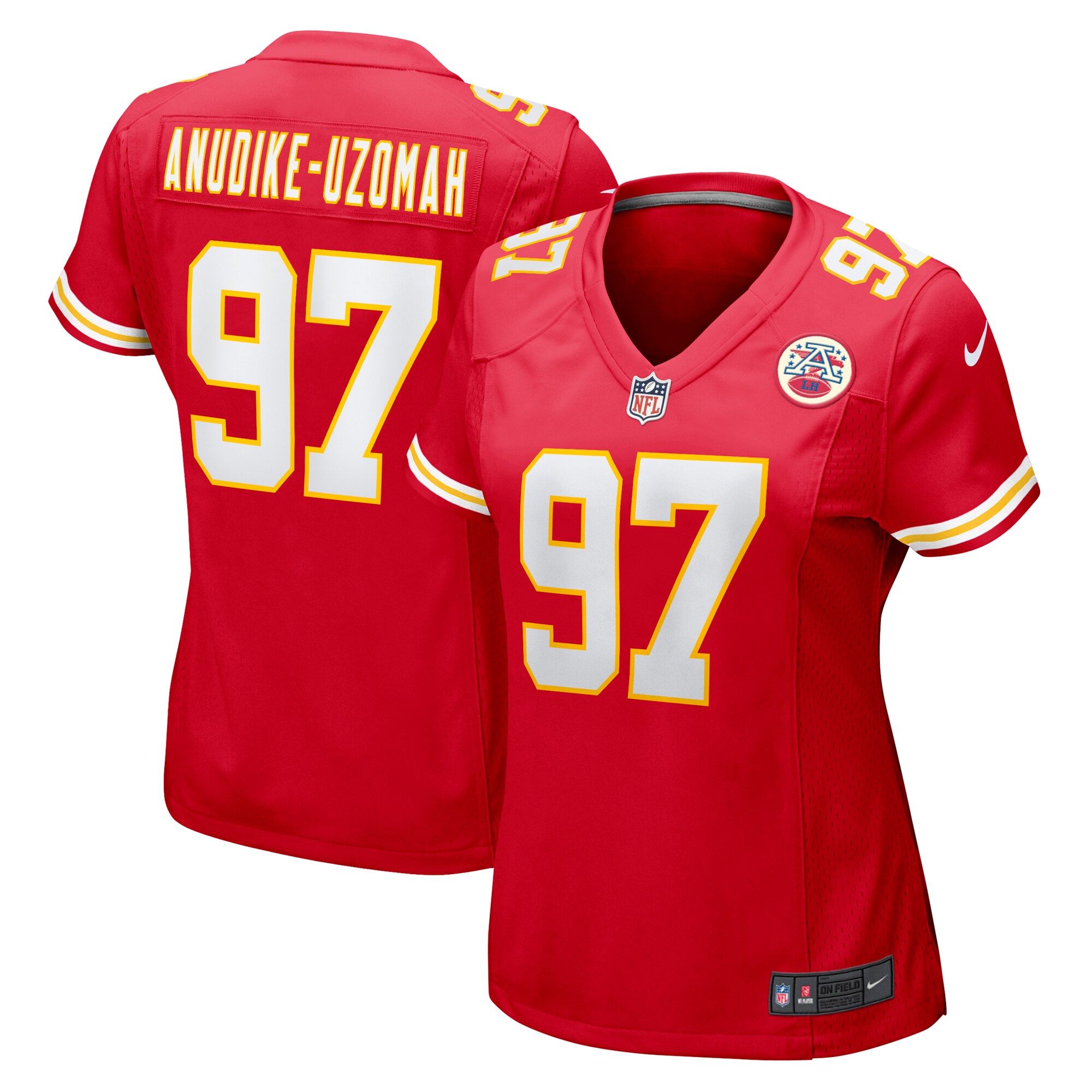 Felix Anudike-Uzomah Kansas City Chiefs  Women's 2023 NFL Draft First Round Pick Game Jersey - Red