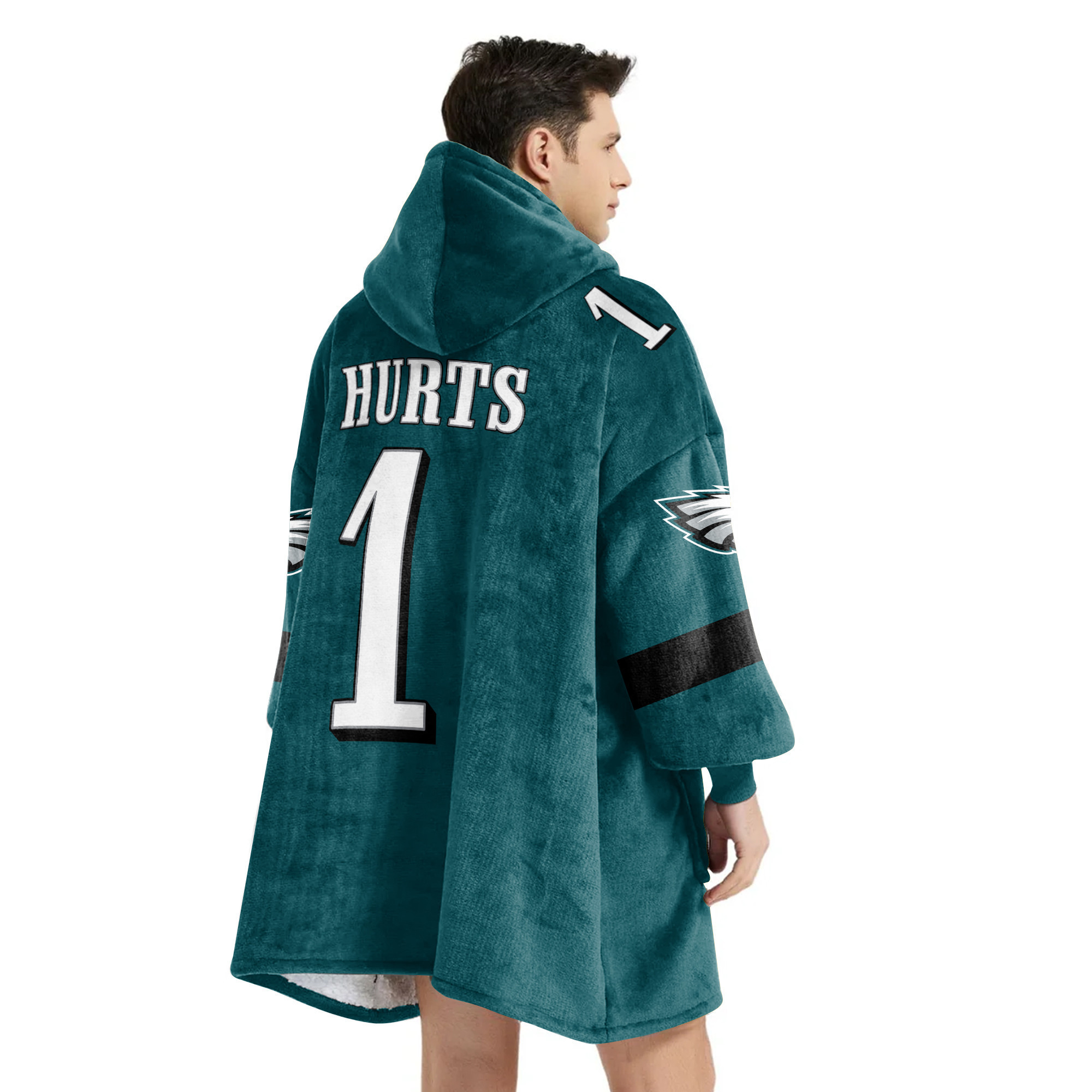 Adult J.H 1 Philadelphia Football Unisex Blanket Hoodie