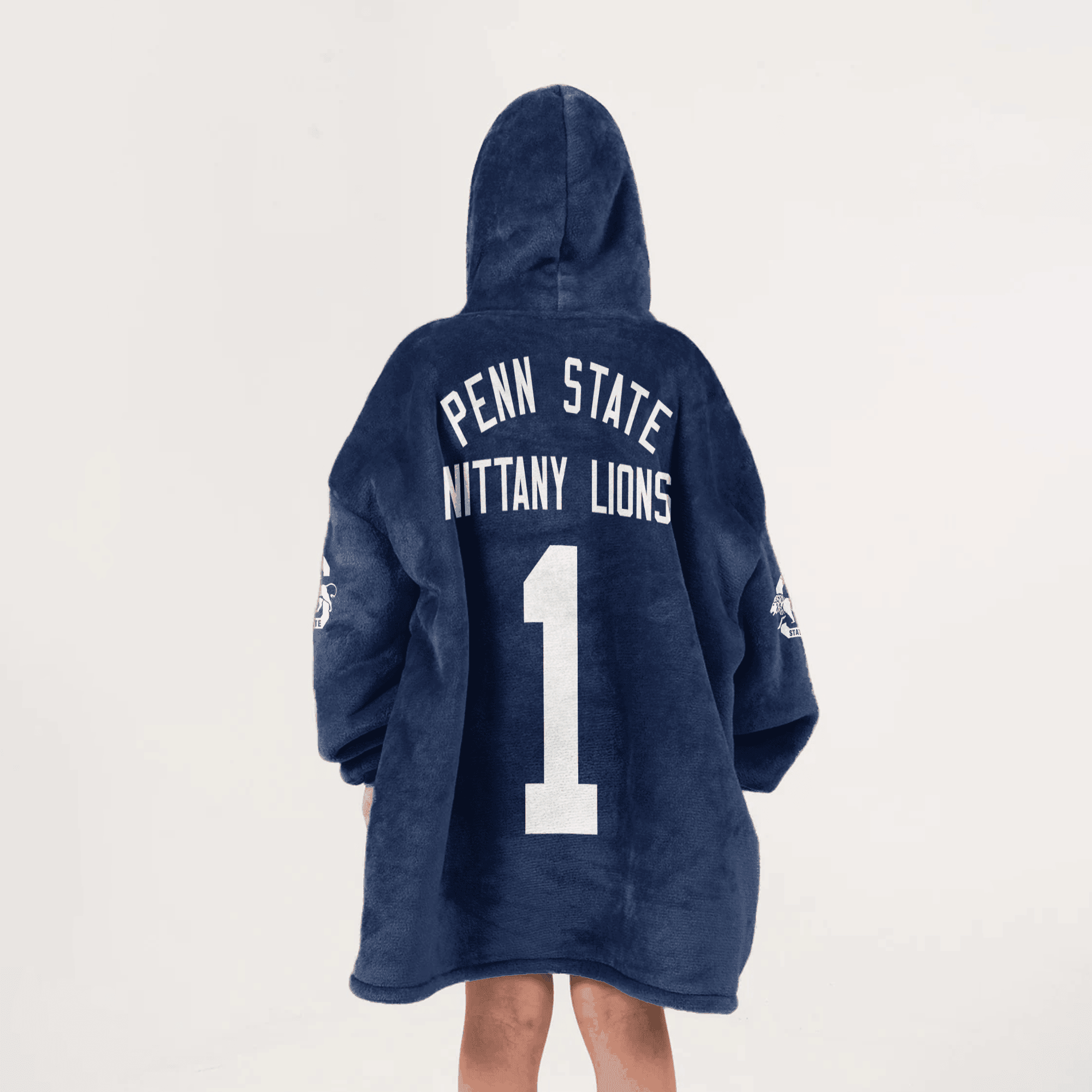 Kid 1 Penn State Football Unisex Blanket Hoodie