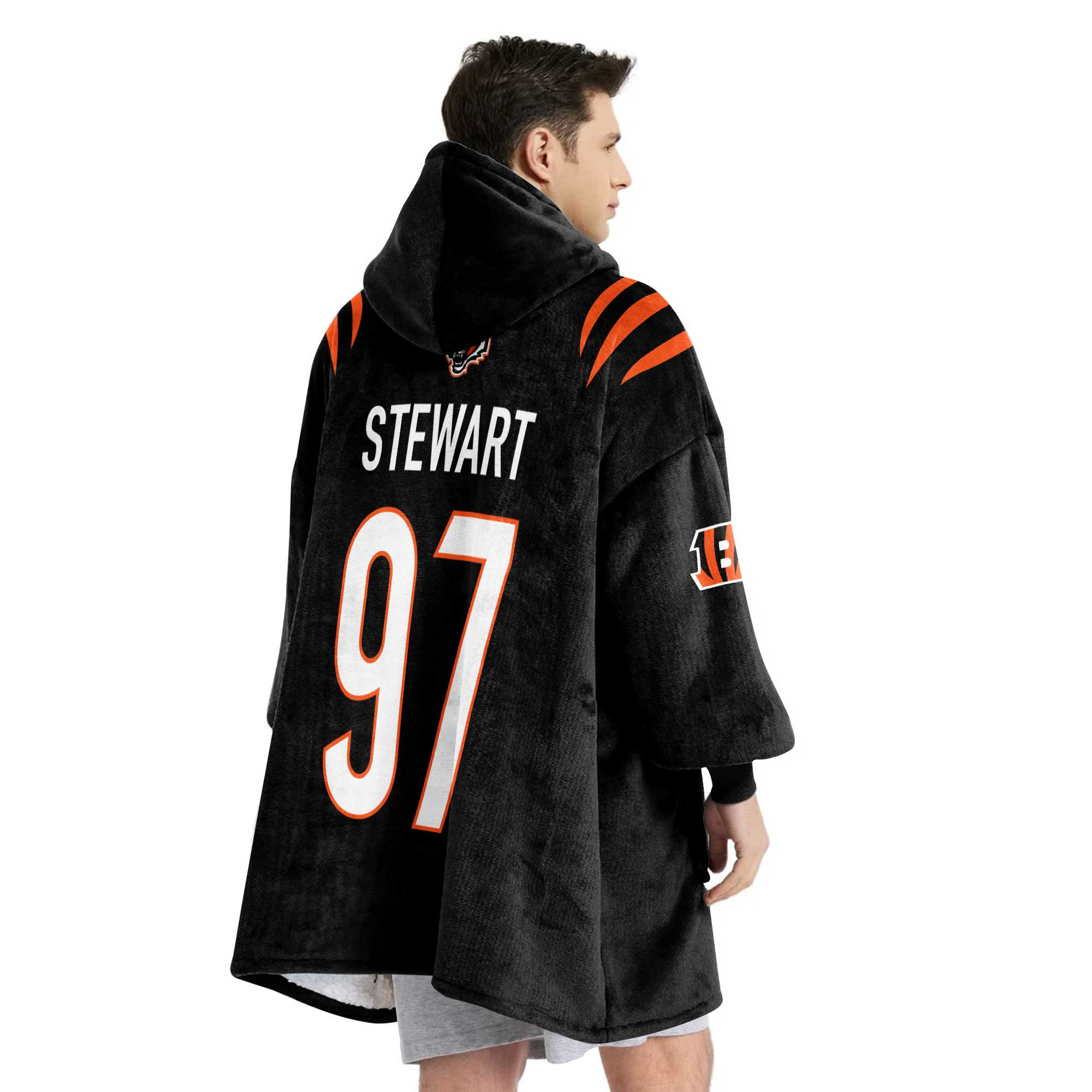Adult 97 Cincinnati Football Unisex Blanket Hoodie