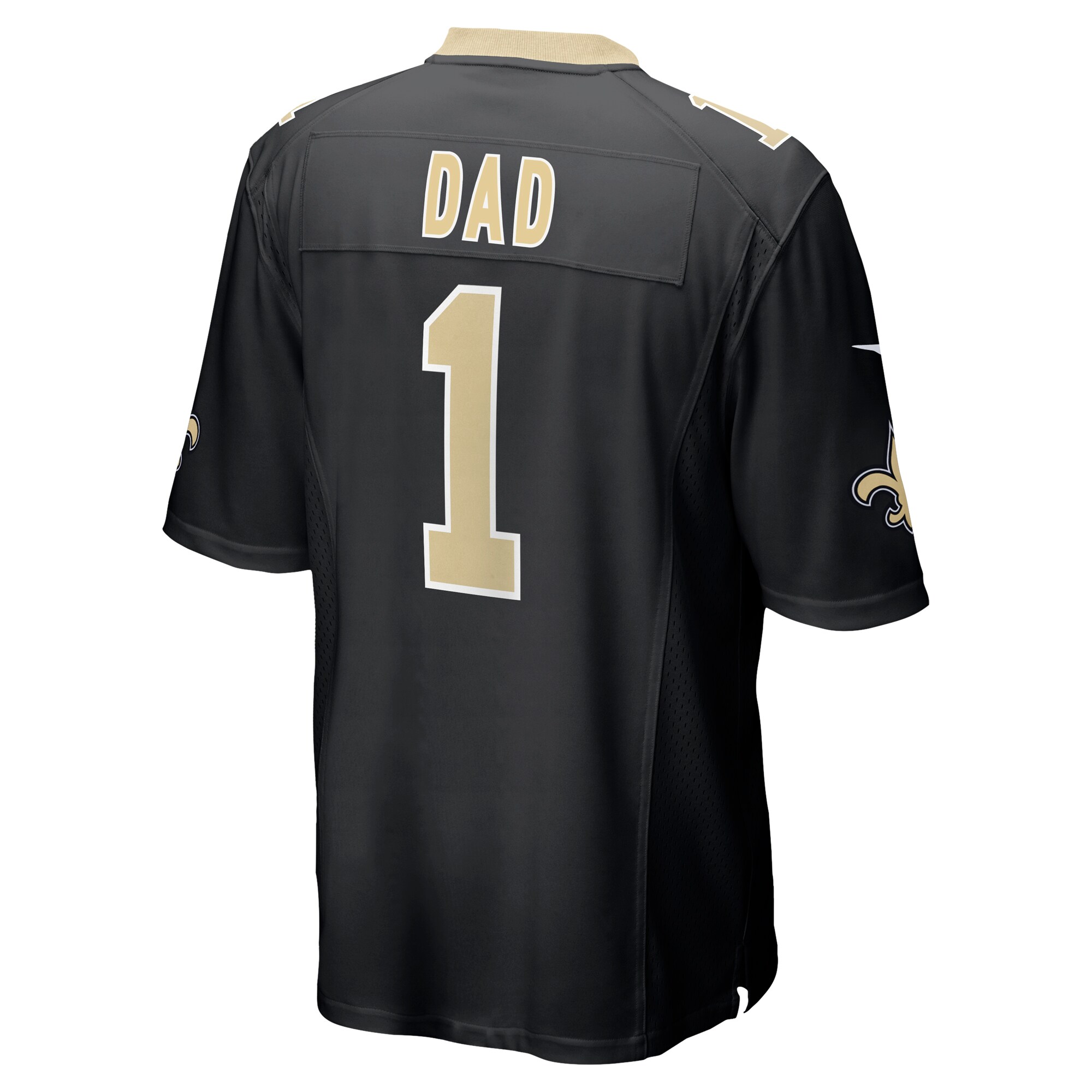 Number 1 Dad New Orleans Saints Game Jersey - Black