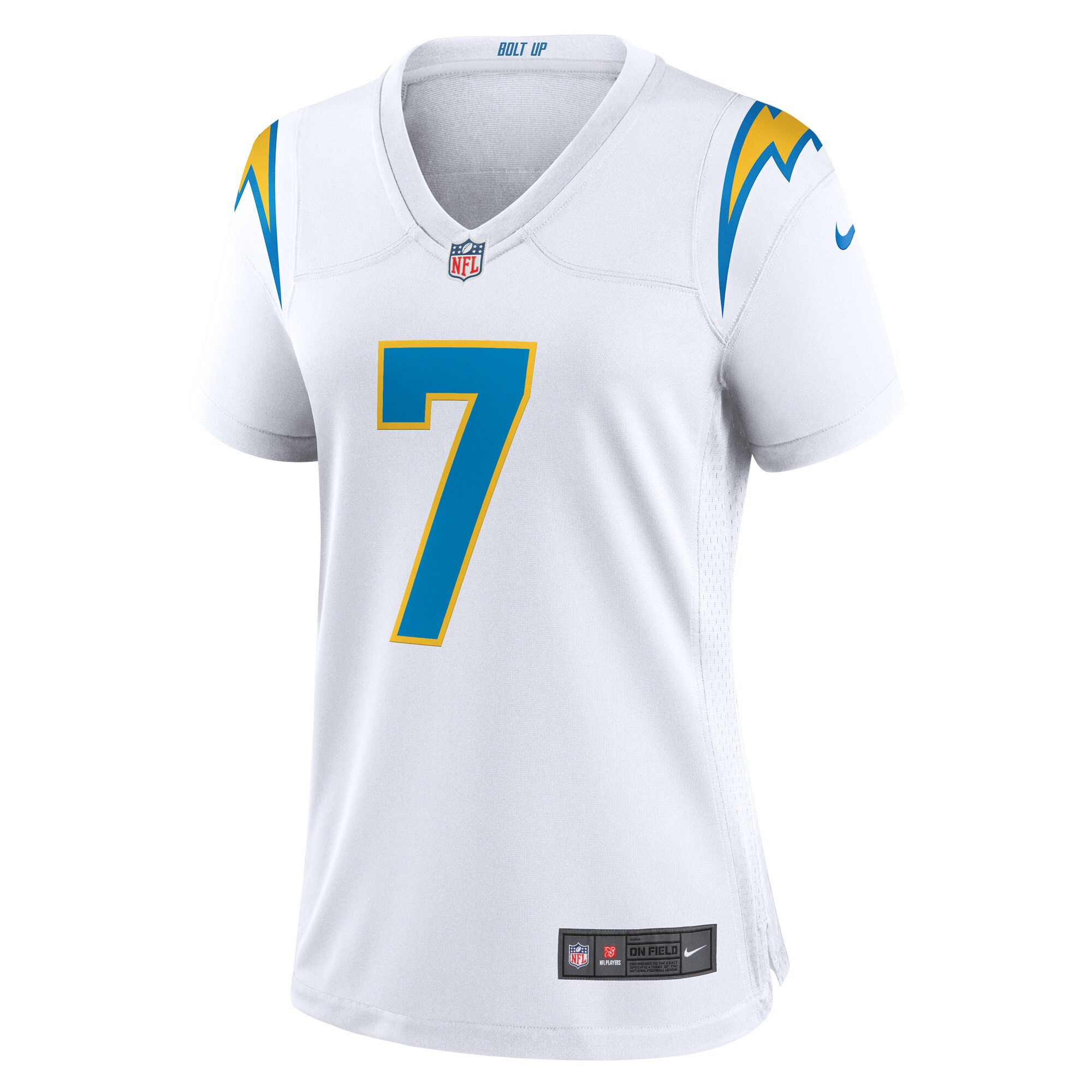 Gerald Everett Los Angeles Chargers  Women's Game Player Jersey - White