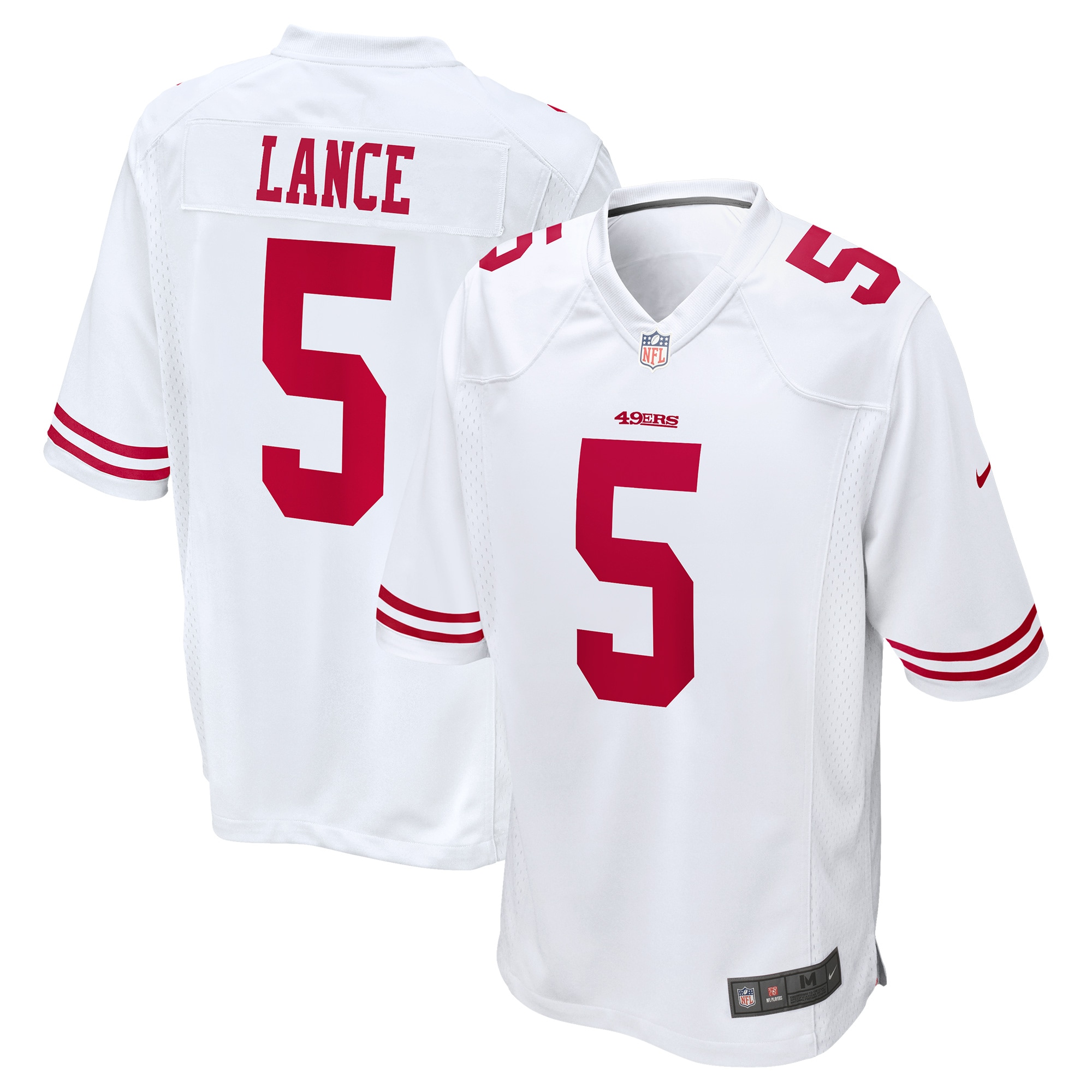 Trey Lance San Francisco 49ers  Game Jersey - White