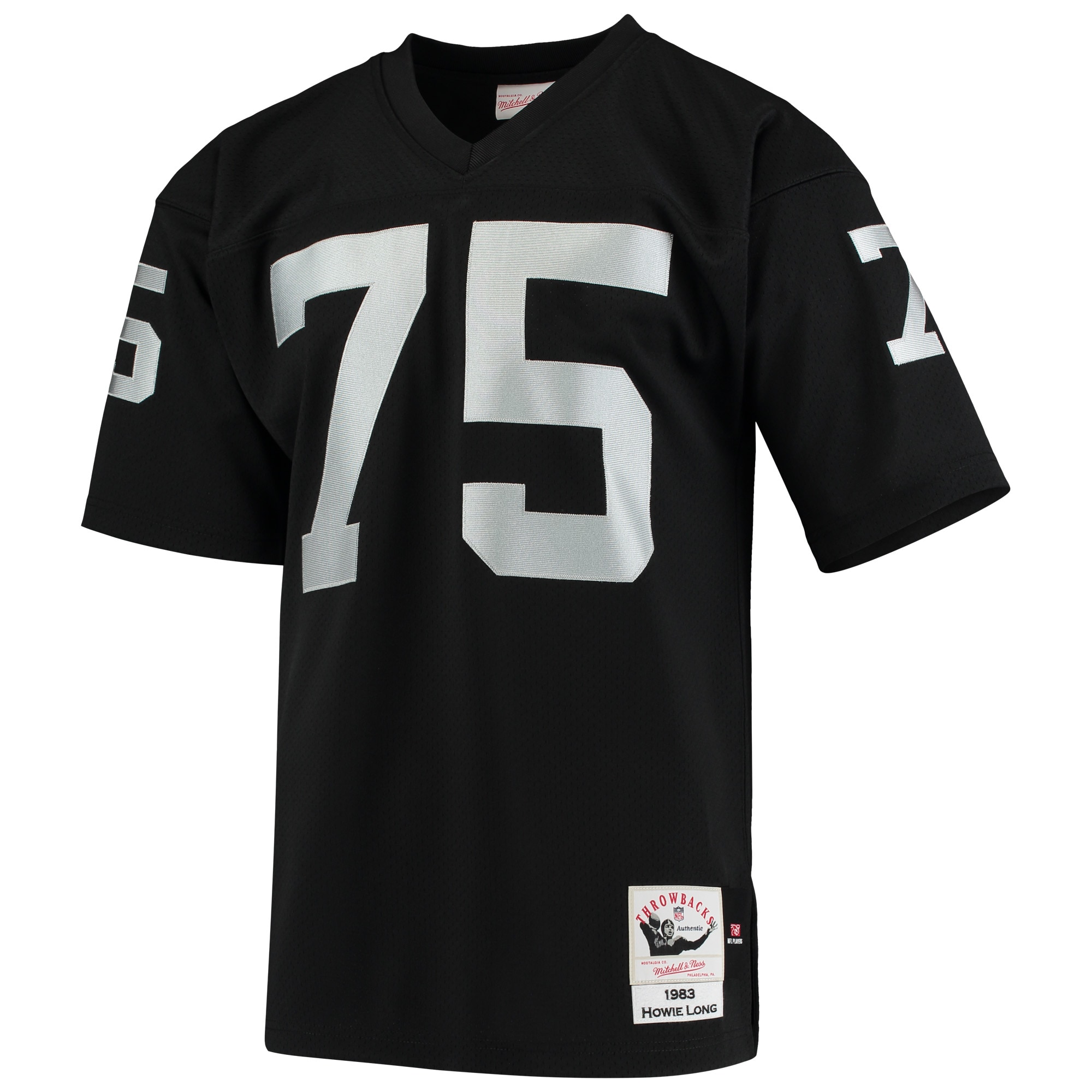 Howie Long Las Vegas Raiders  1983 Authentic Throwback Retired Player Jersey - Black