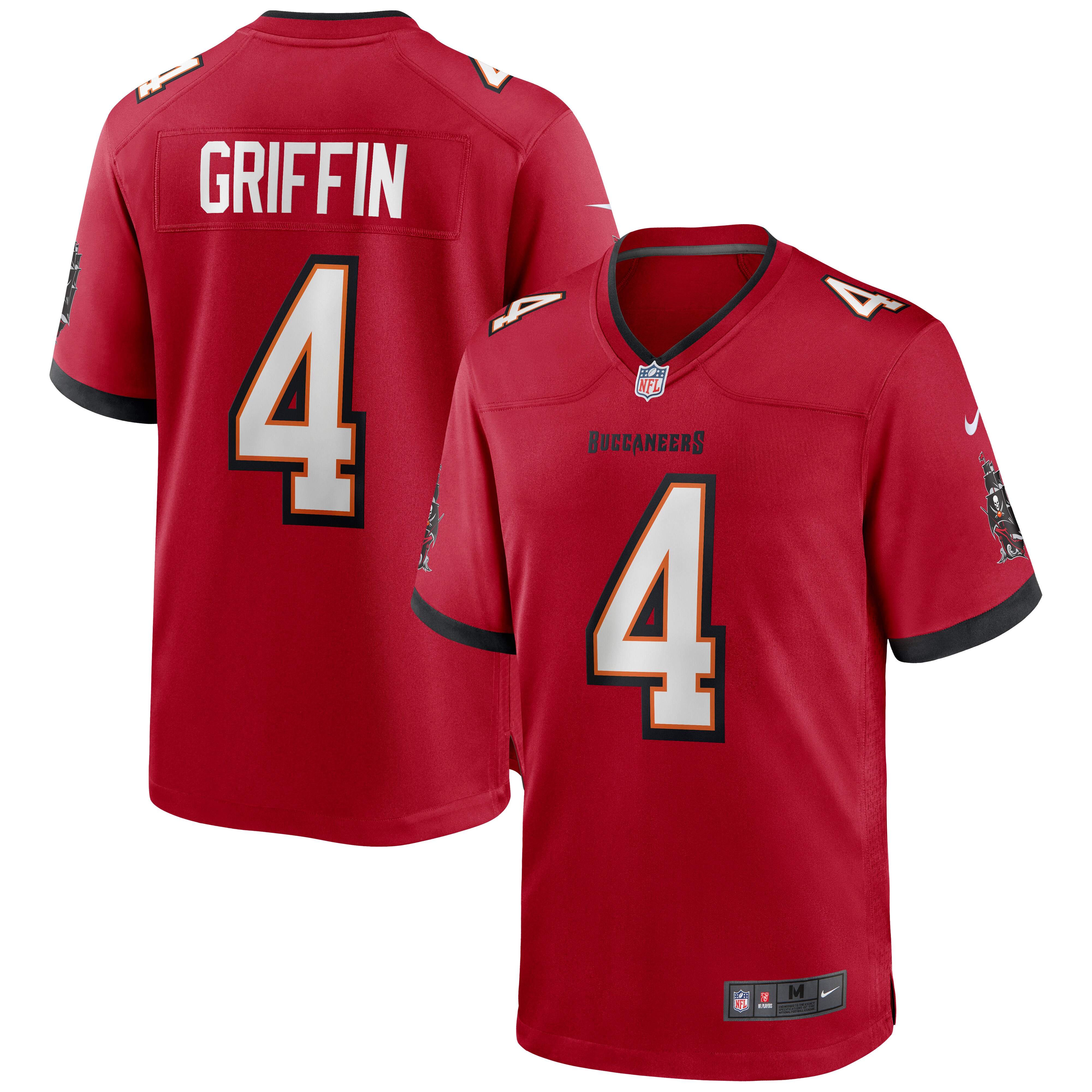 Ryan Griffin Tampa Bay Buccaneers  Game Jersey - Red