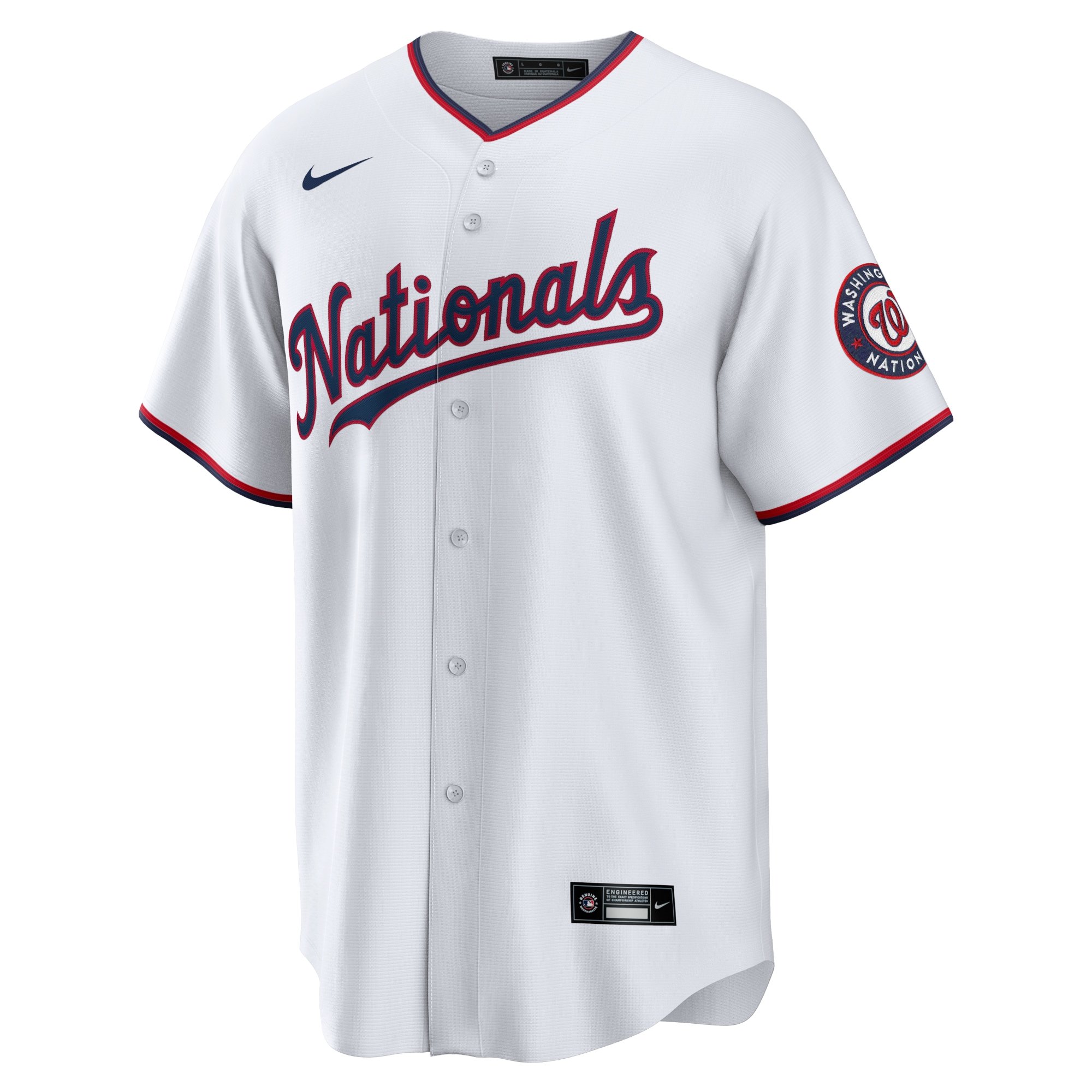 Men's Washington Nationals Stephen Strasburg  White Home Replica Jersey