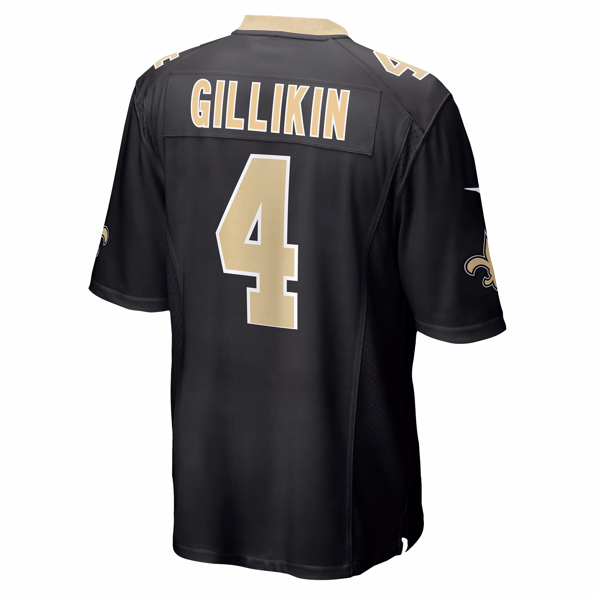 Blake Gilikin New Orleans Saints Game Player Jersey - Black