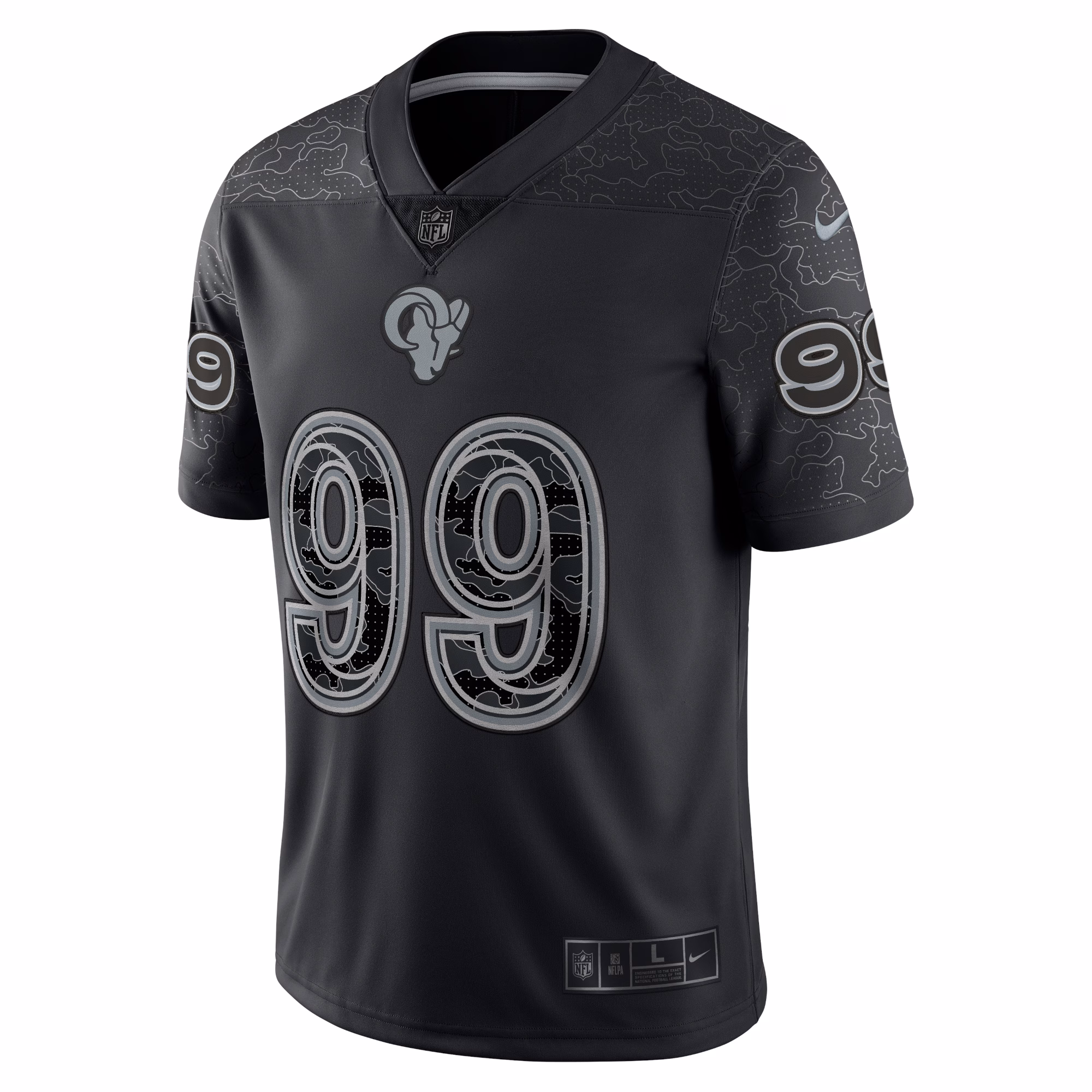 Aaron Donald Los Angeles Rams RFLCTV Limited Jersey - Black