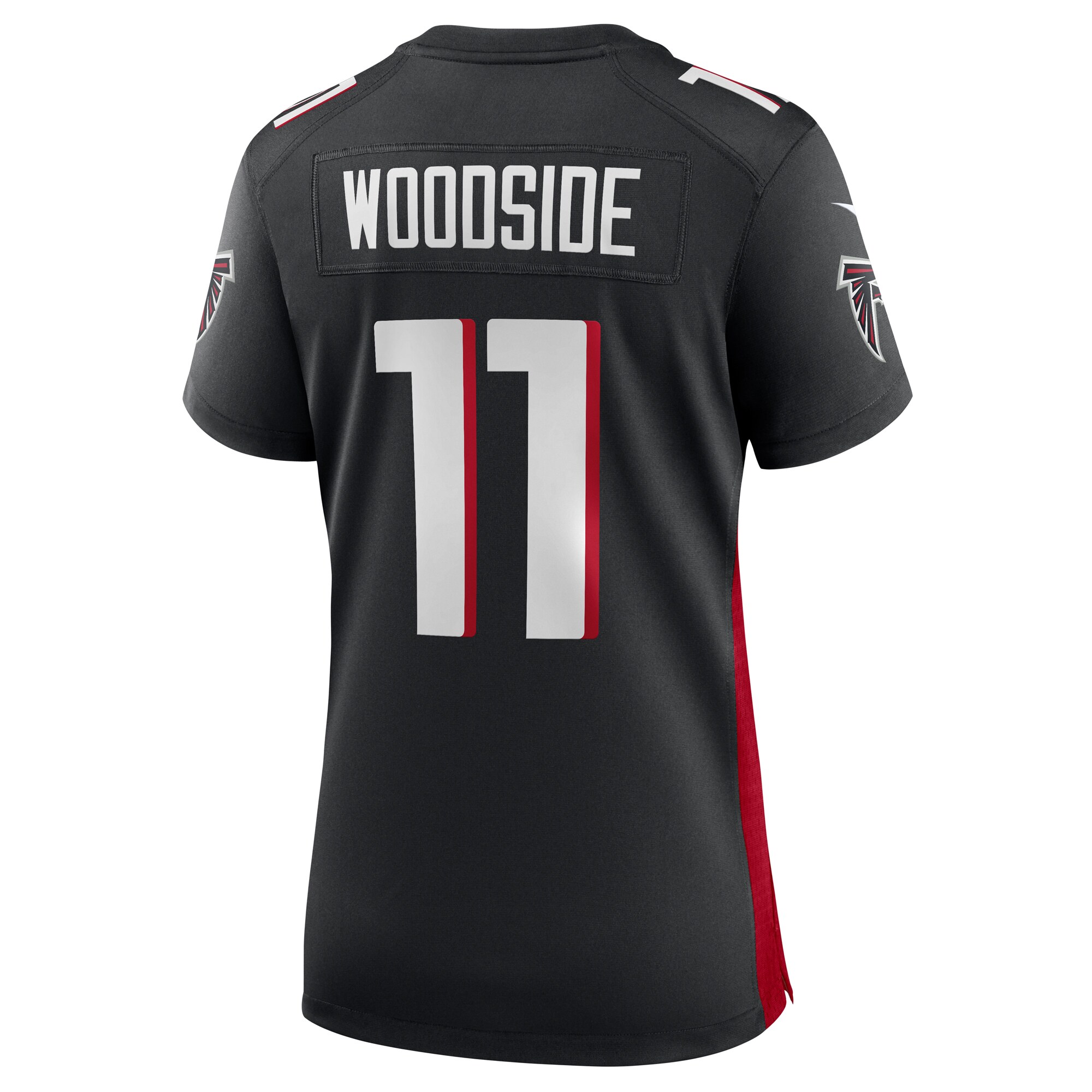 Logan Woodside Atlanta Falcons Women's Team Game Jersey -  Black