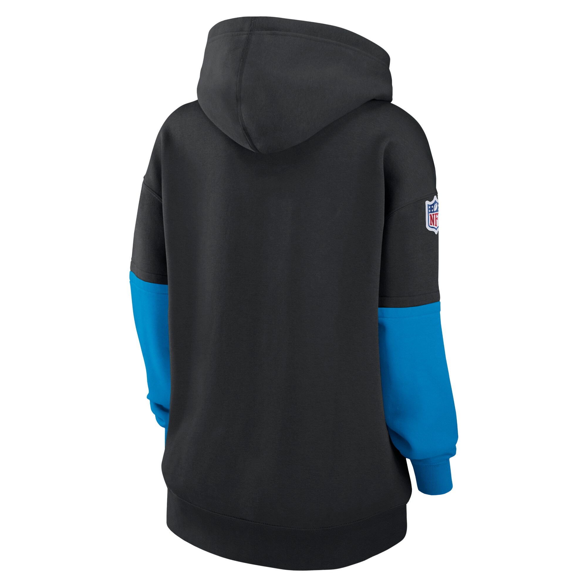 Carolina Panthers Women's 2024 Sideline Essential Fleece Pullover Hoodie - Black