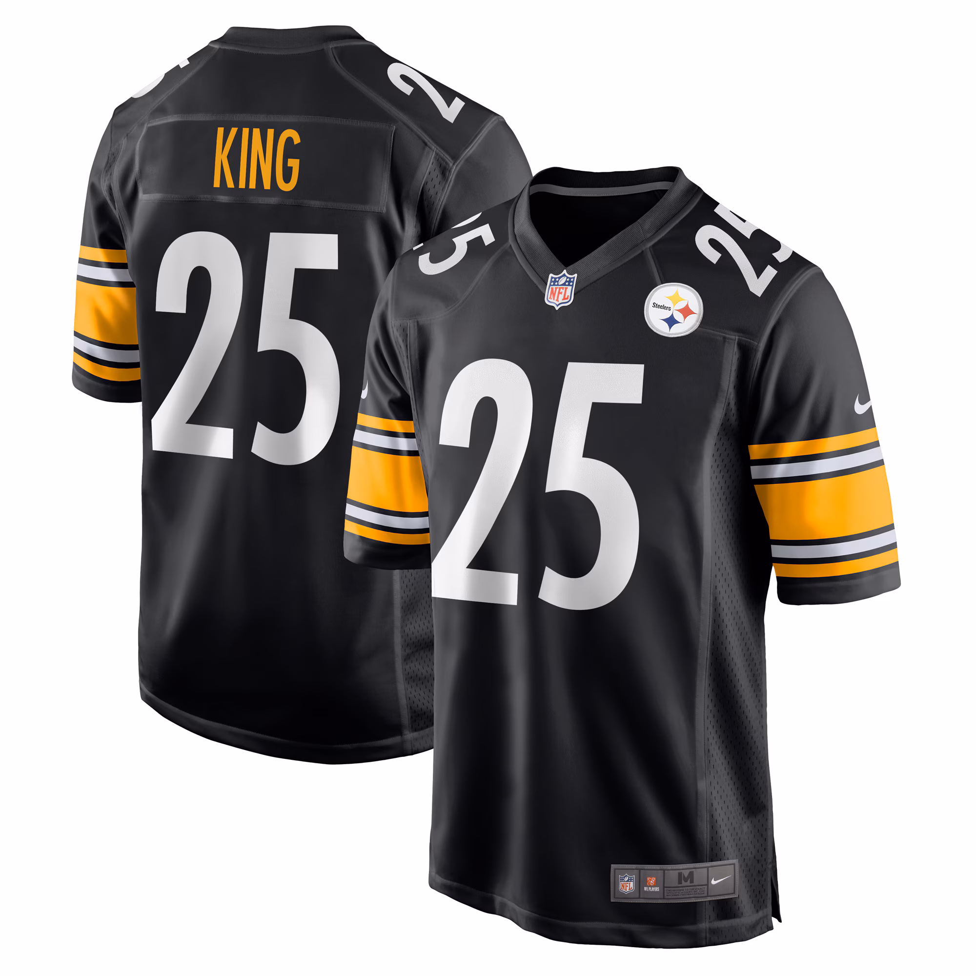 Desmond King Pittsburgh Steelers  Game Jersey -  Black