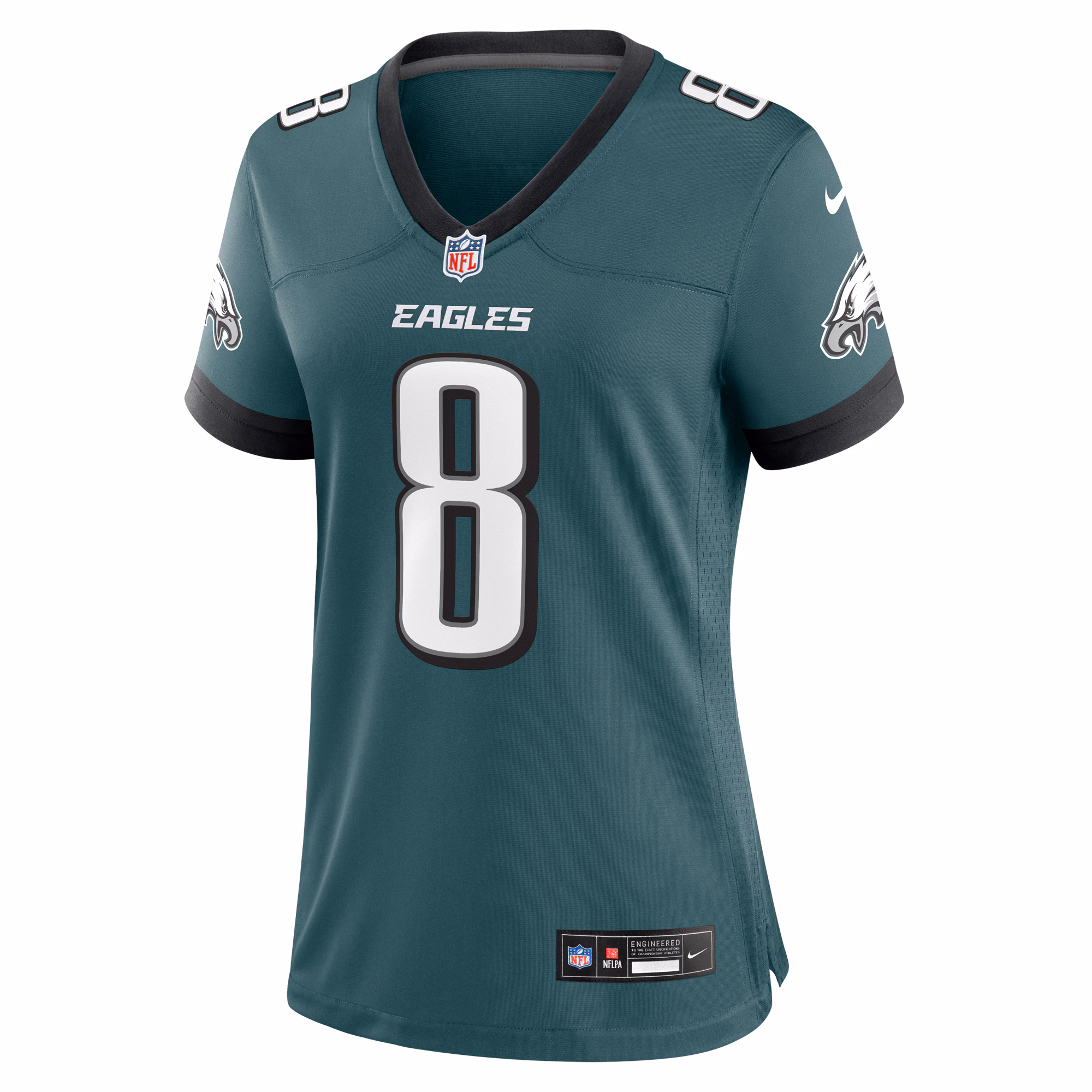 Chauncey Gardner-Johnson Philadelphia Eagles #8 Women's  Game Jersey - Midnight Green