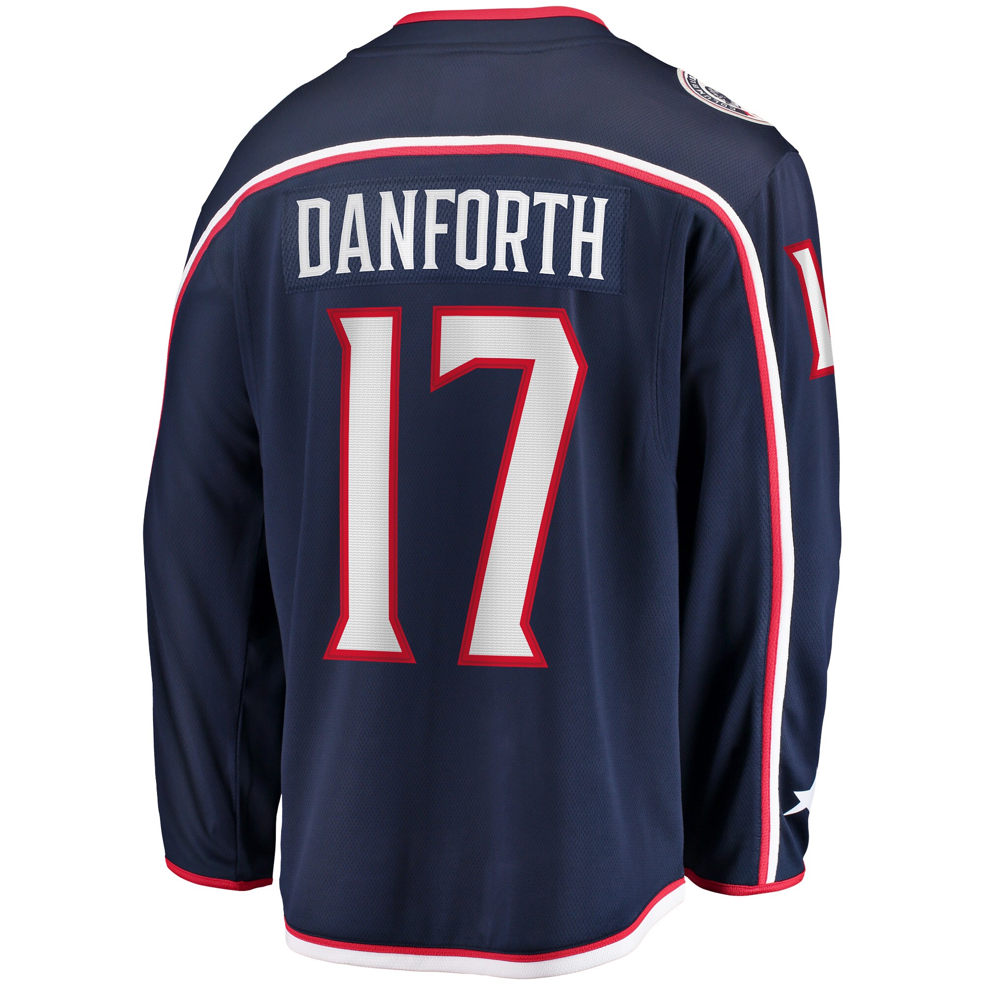 Justin Danforth Columbus Blue Jackets Home Breakaway Player Jersey - Navy