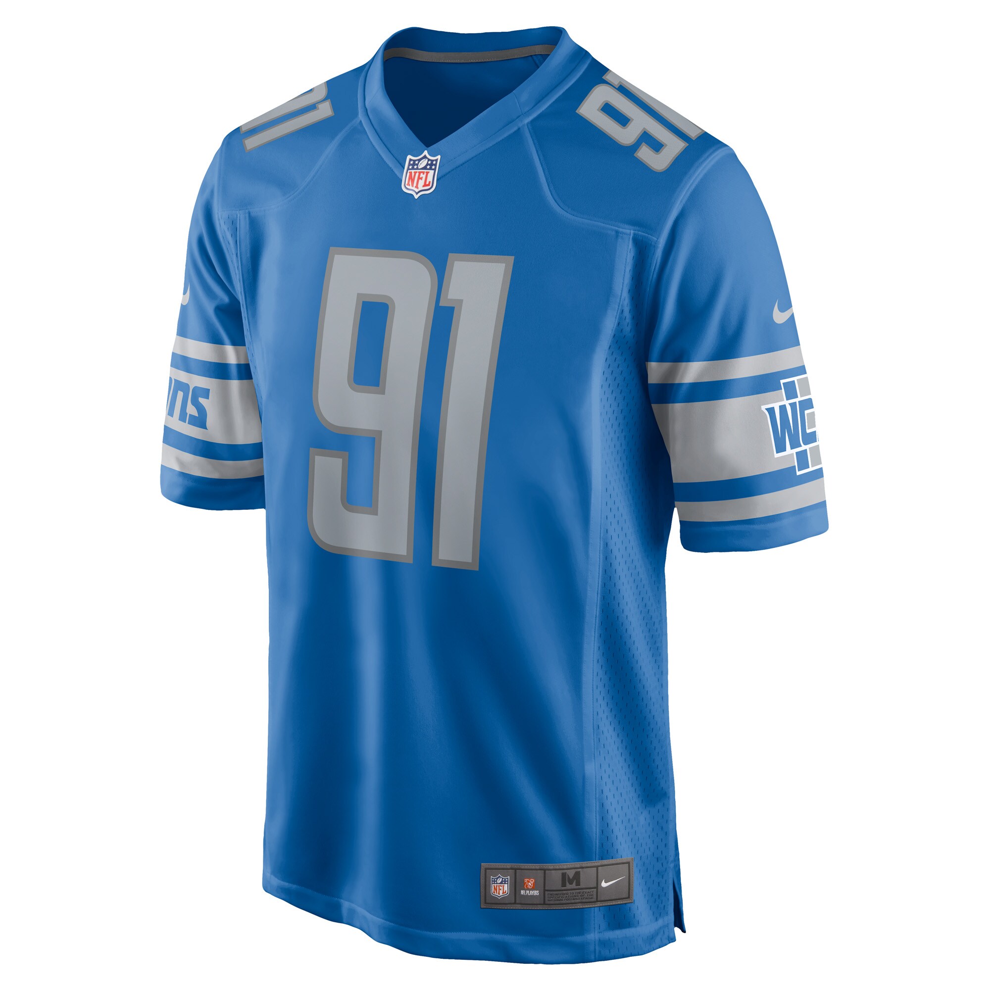 Levi Onwuzurike Detroit Lions  Player Game Jersey - Blue