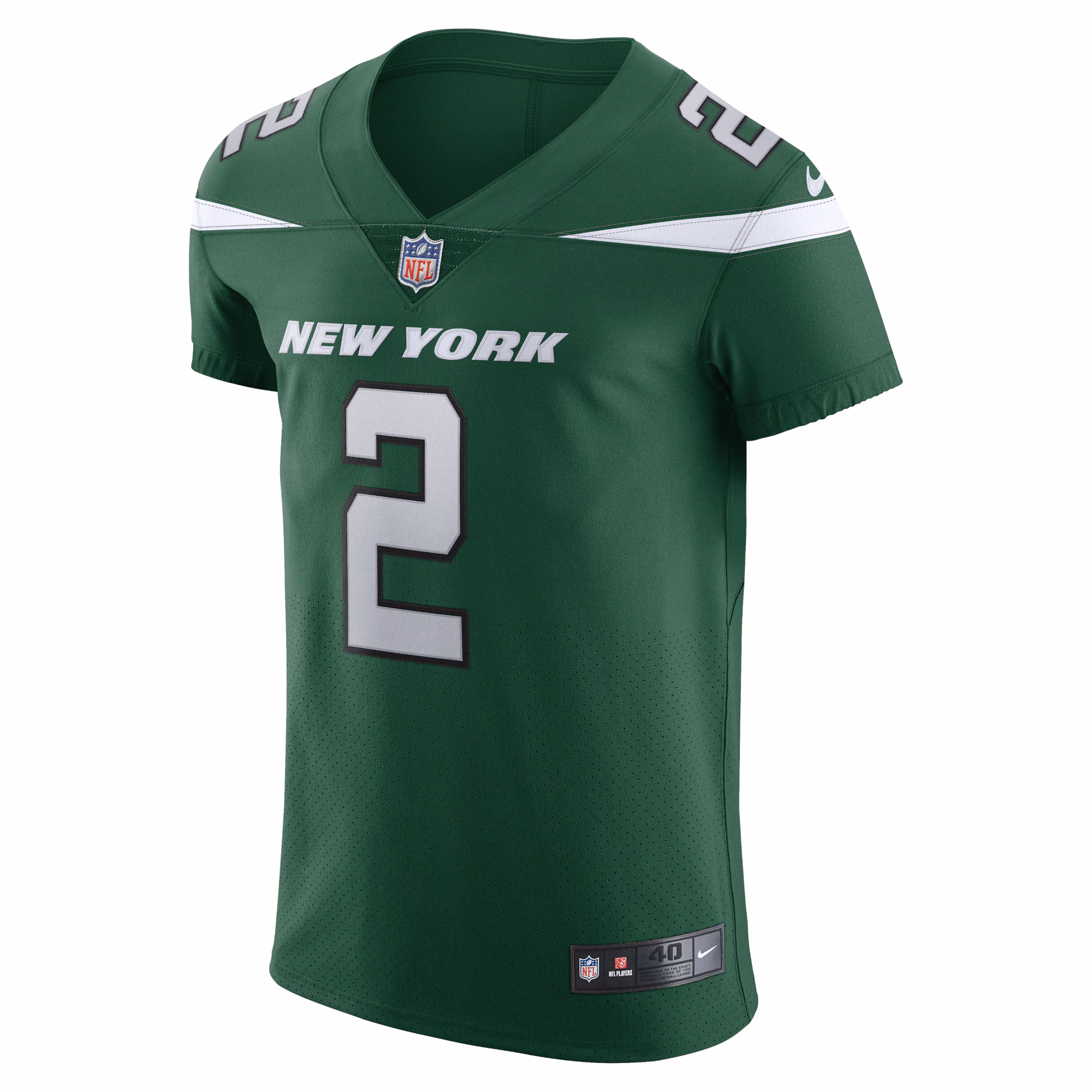 Zach Wilson New York Jets Vapor Elite Jersey - Gotham Green