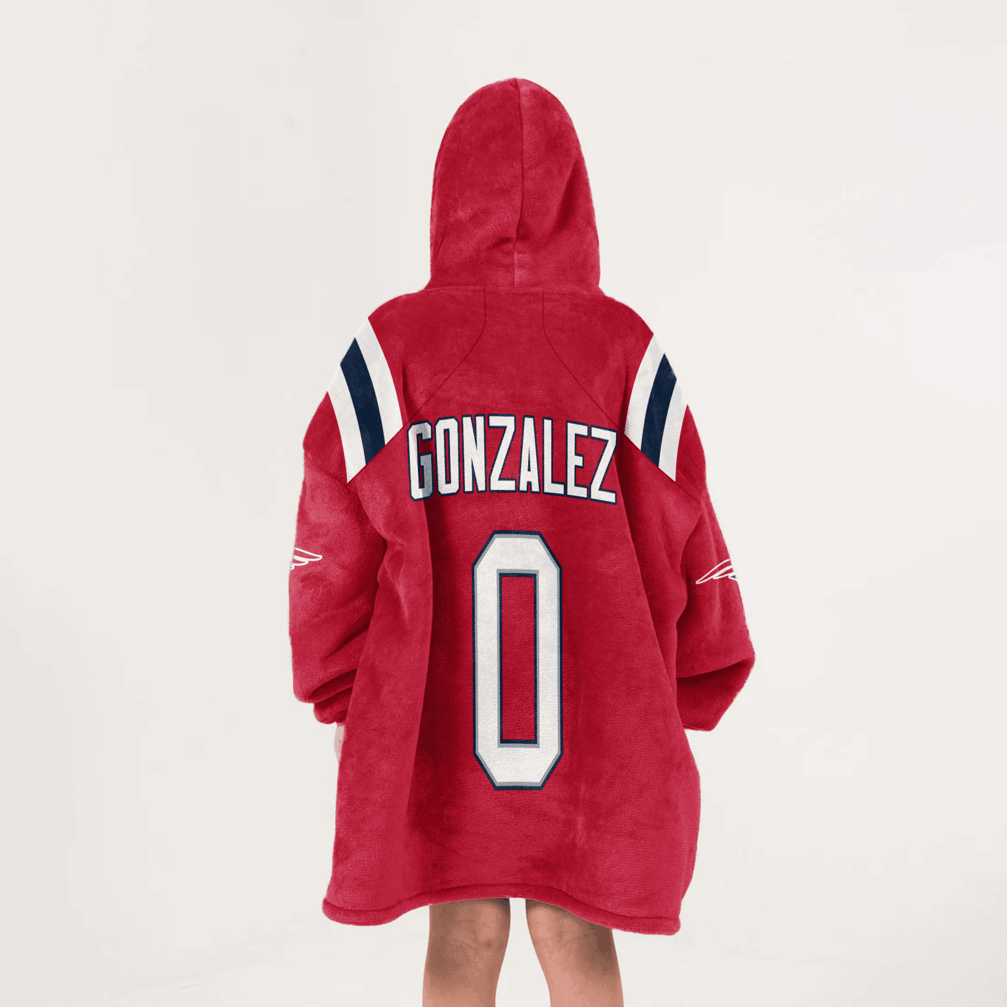 Kid 0 New England Football Unisex Blanket Hoodie