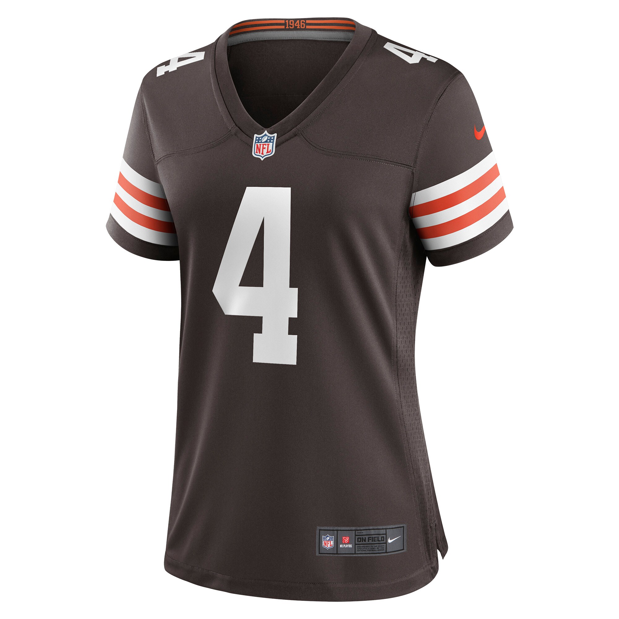 Deshaun Watson Cleveland Browns Women's Player Jersey - White
