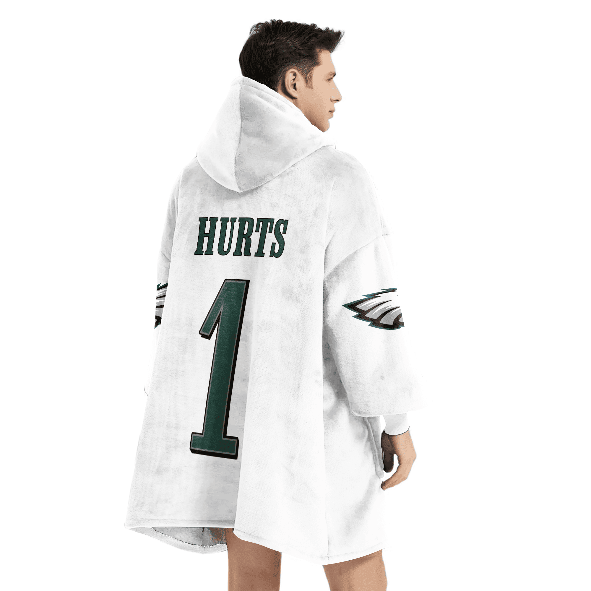 Adult 1 Philadelphia Football Unisex Blanket Hoodie