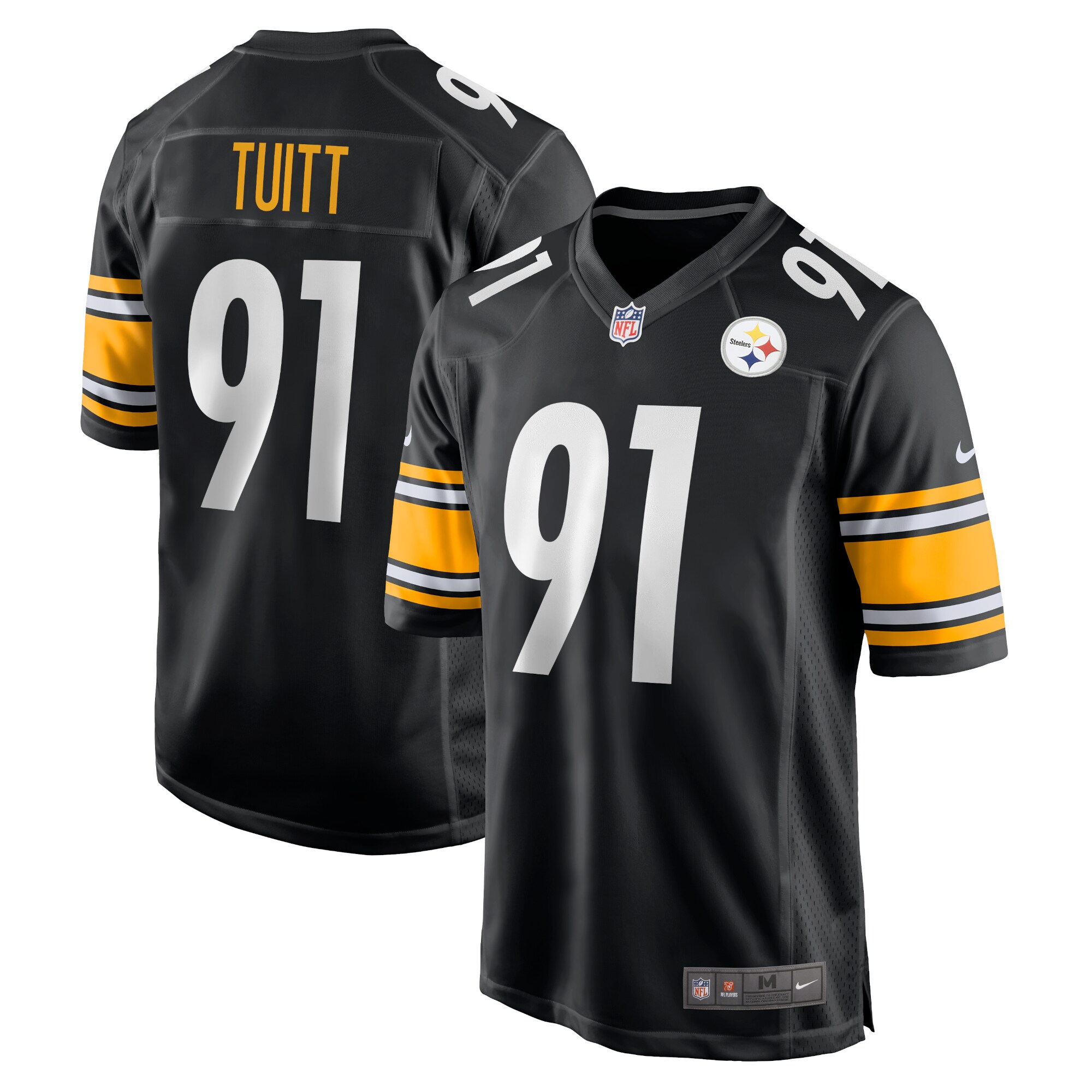 Stephon Tuitt Pittsburgh Steelers  Game Team Jersey - Black