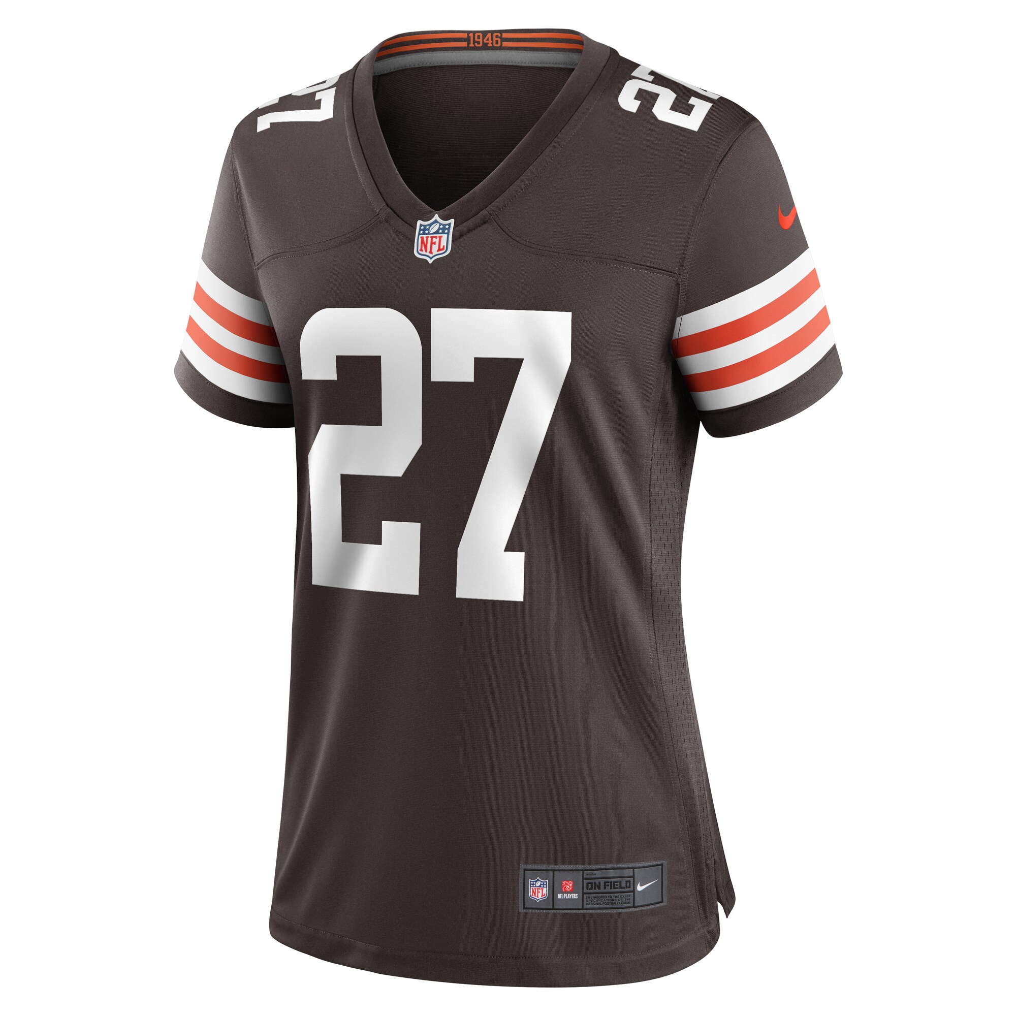 Lorenzo Burns Cleveland Browns Women's Team Game Jersey -  Brown