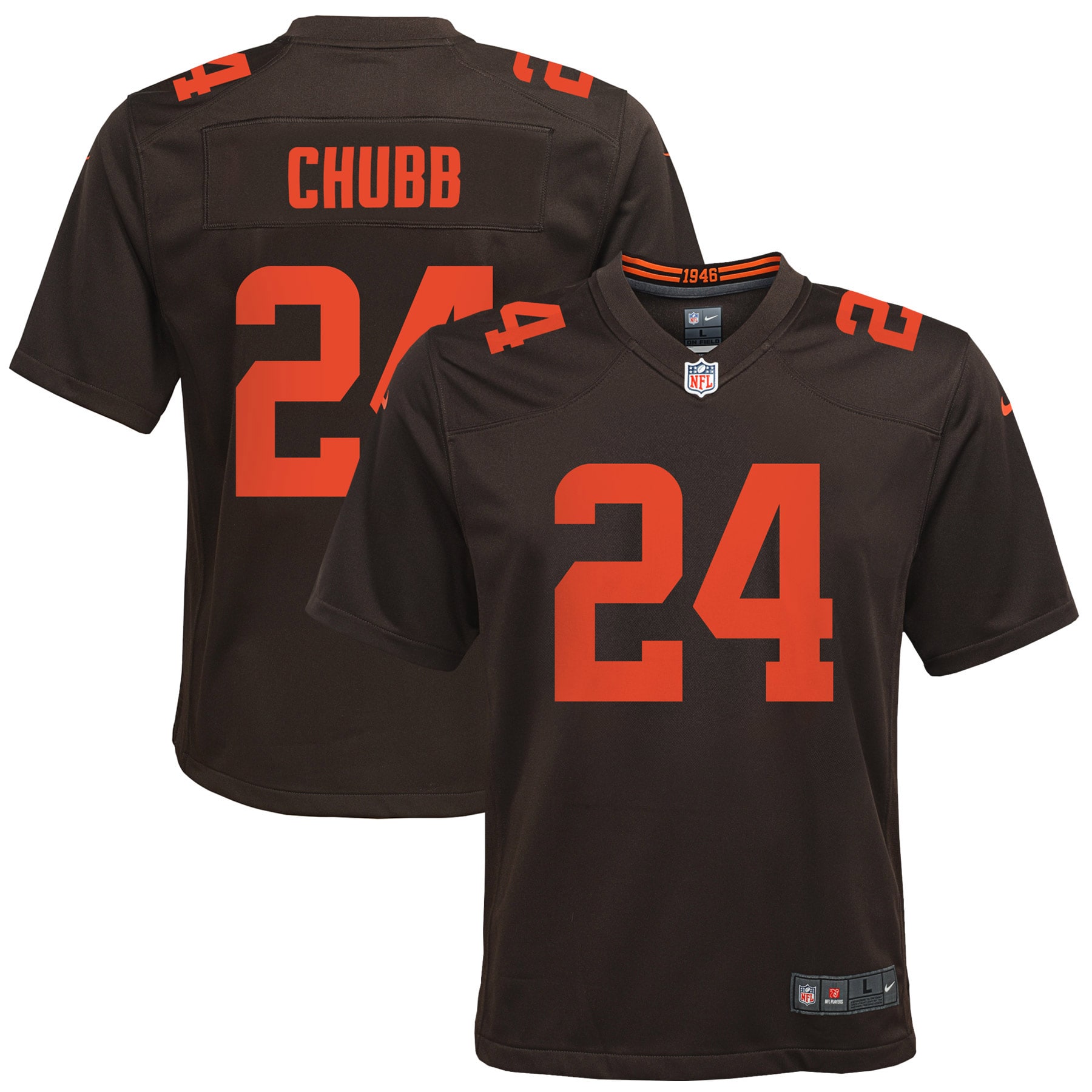 Nick Chubb Cleveland Browns  Youth Alternate Game Jersey - Brown
