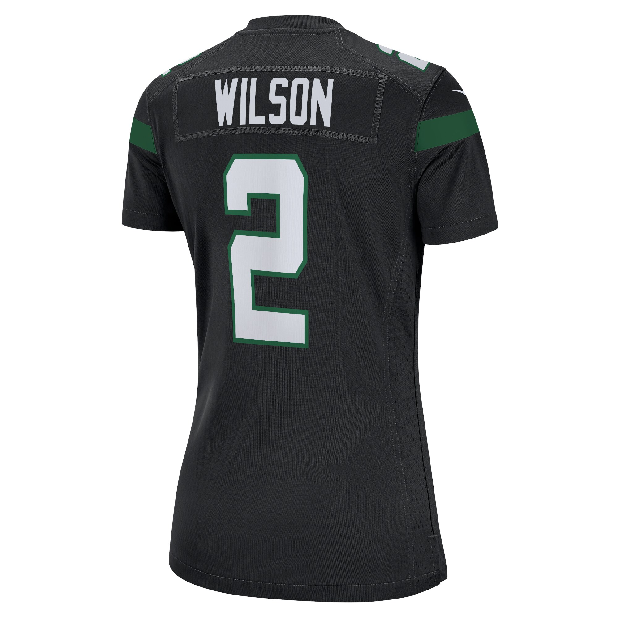 Zach Wilson New York Jets  Women's Alternate 2021 NFL Draft First Round Pick Game Jersey - Black