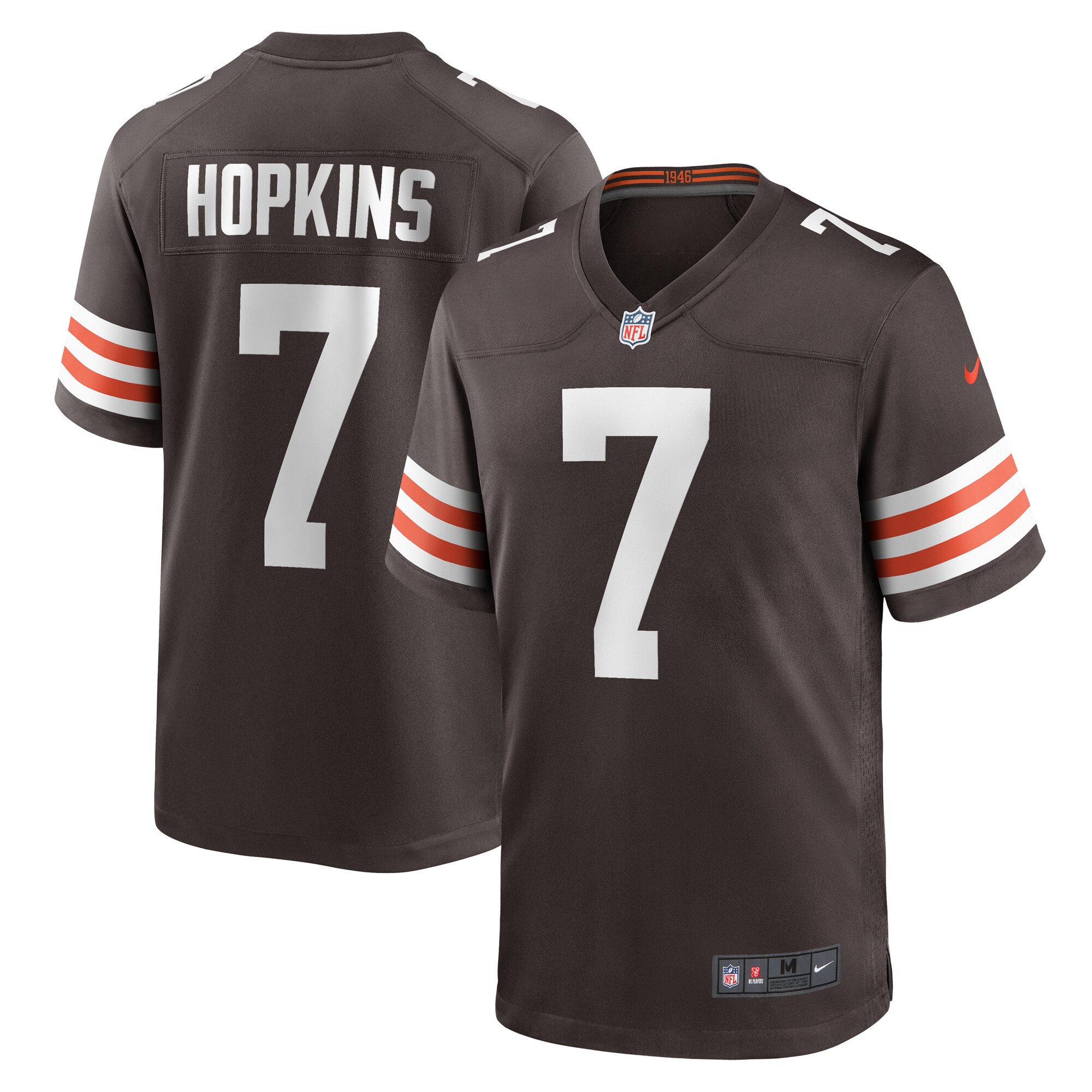 Dustin Hopkins Cleveland Browns Team Game Jersey -  Brown