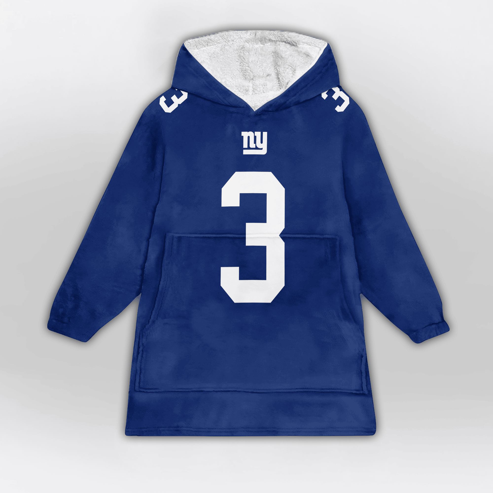 Adult R.W 3 New York G Football Unisex Blanket Hoodie