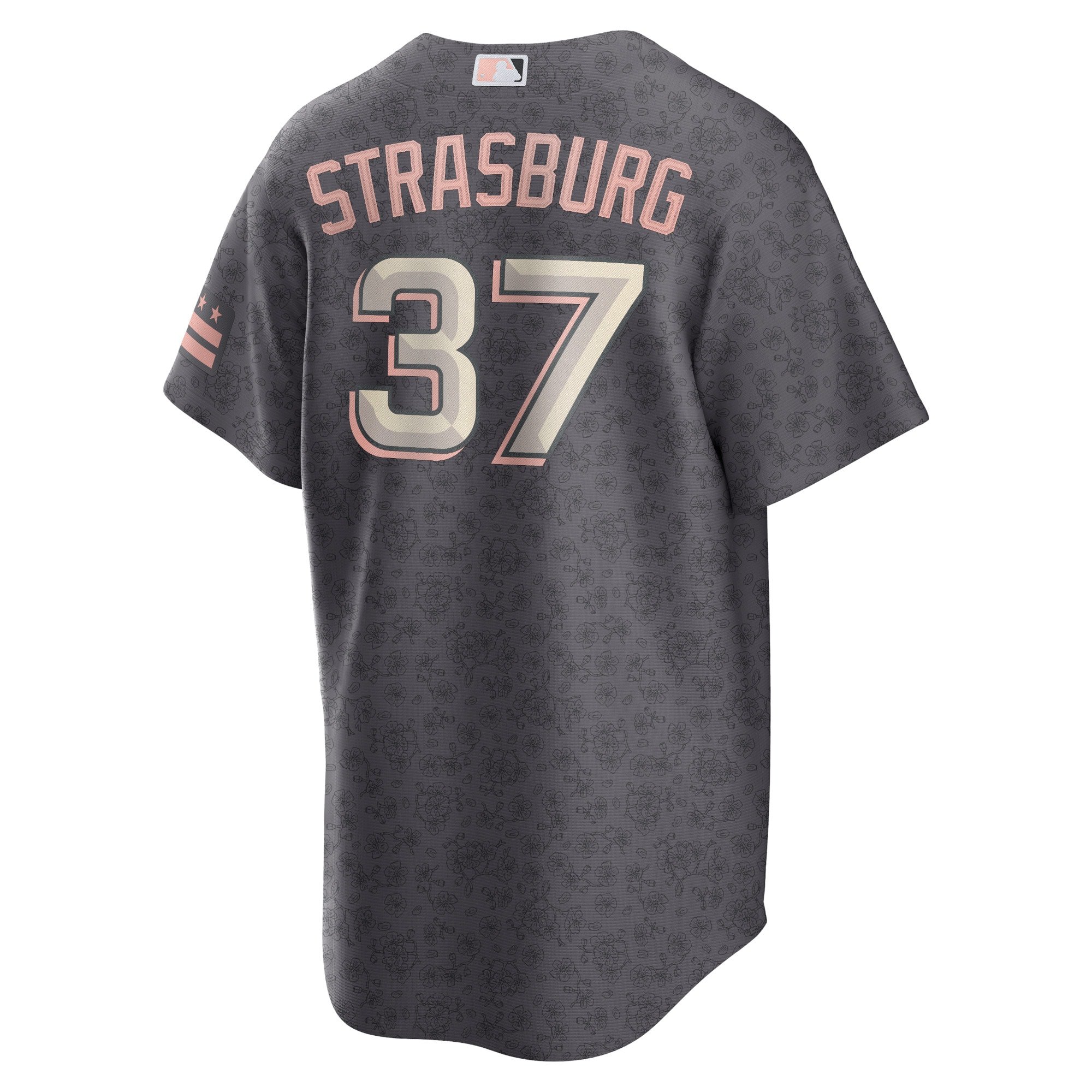 Men's Washington Nationals Stephen Strasburg  Charcoal City Connect Replica Player Jersey