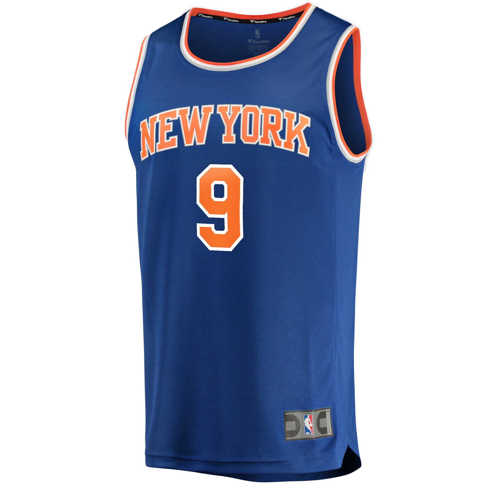 RJ Barrett New York Knicks  Youth Replica Fast Break Jersey Blue - Icon Edition