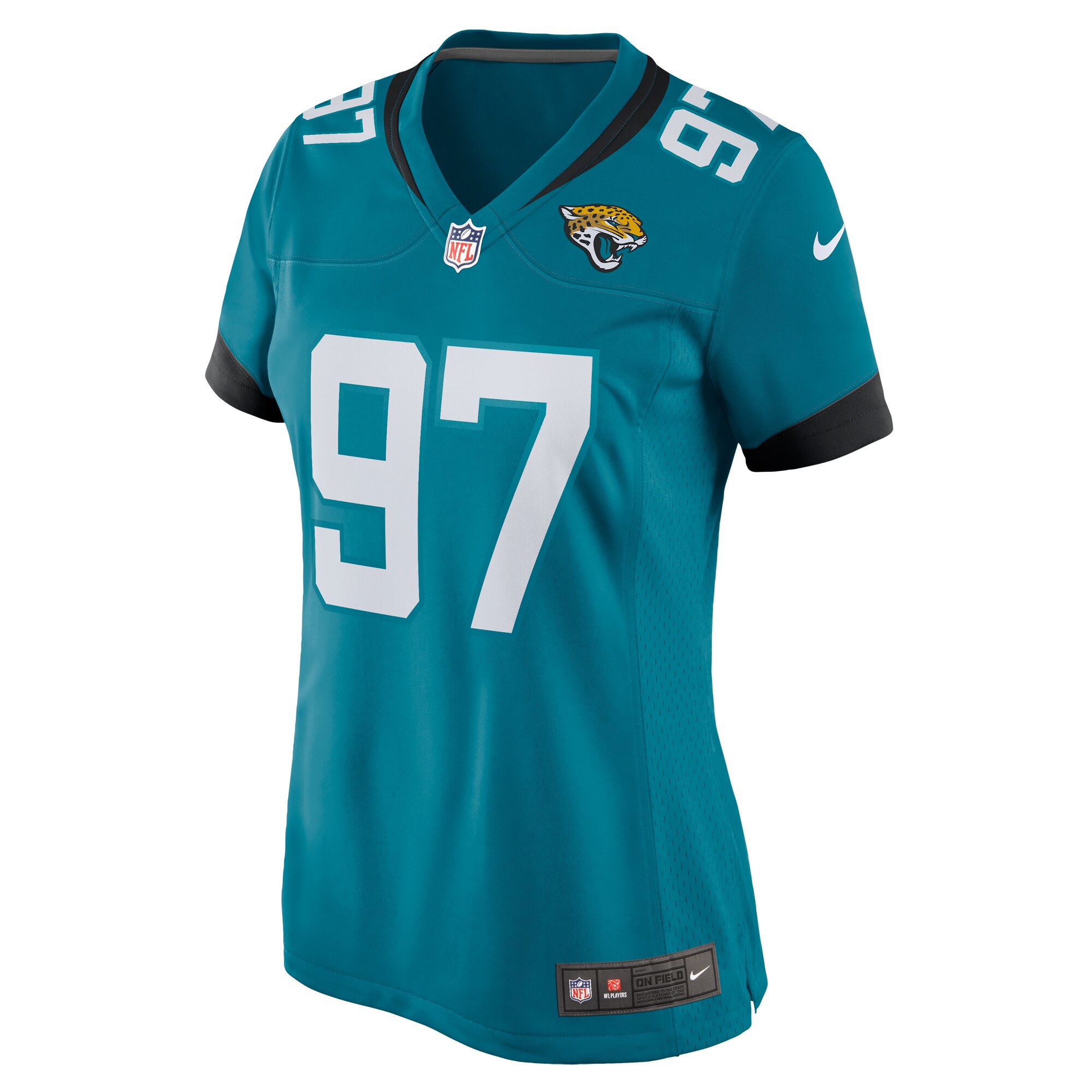 Nick Thurman Jacksonville Jaguars  Women's Home Game Player Jersey - Teal