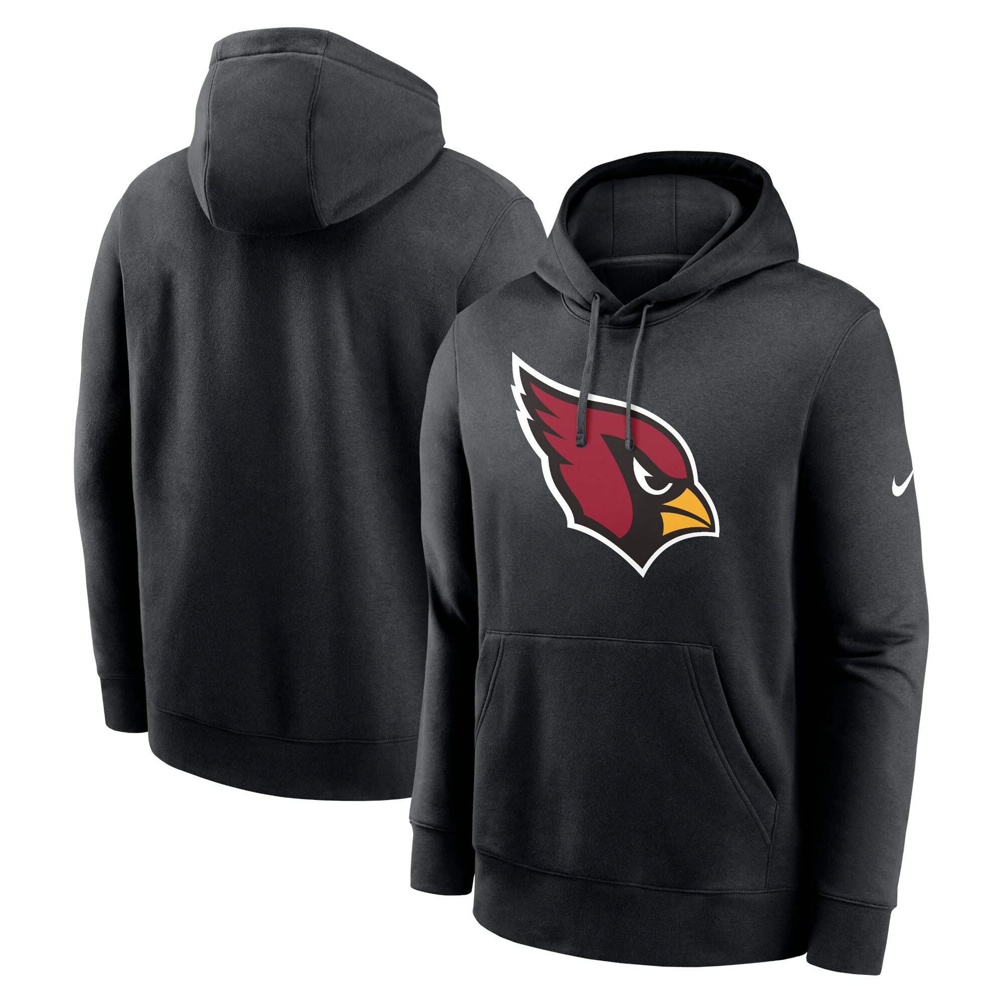 Arizona Cardinals Rewind Club Pullover Hoodie - Black