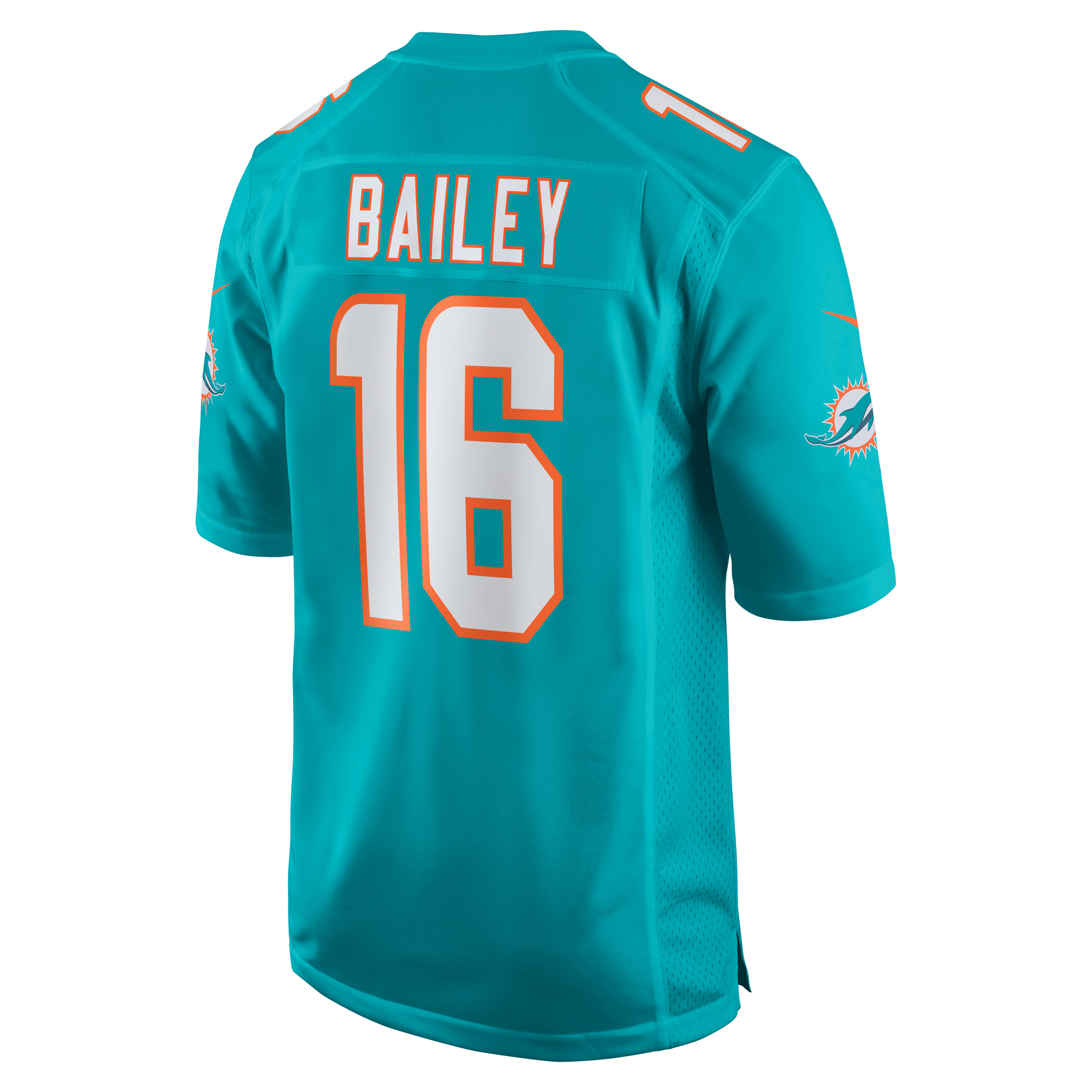 Jake Bailey Miami Dolphins Game Player Jersey - Aqua