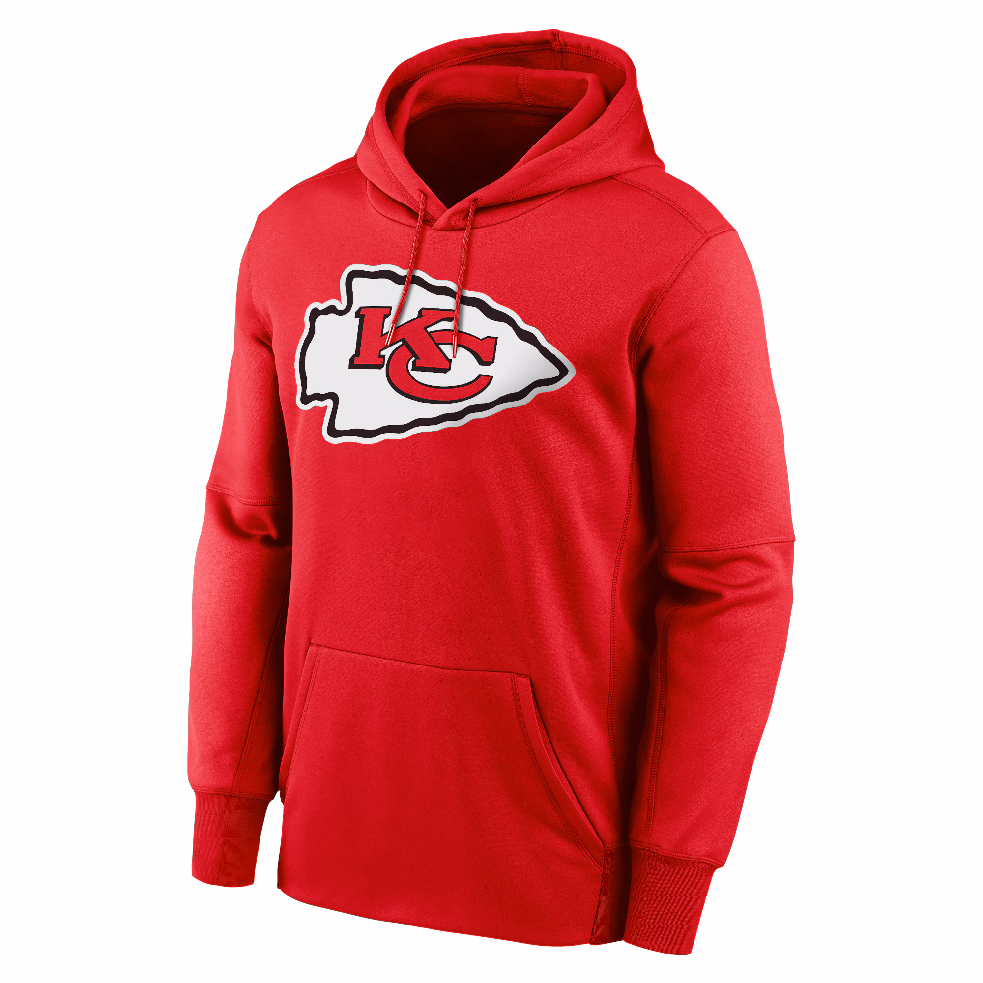Patrick Mahomes Kansas City Chiefs Player Name & Number Performance Pullover Hoodie - Red
