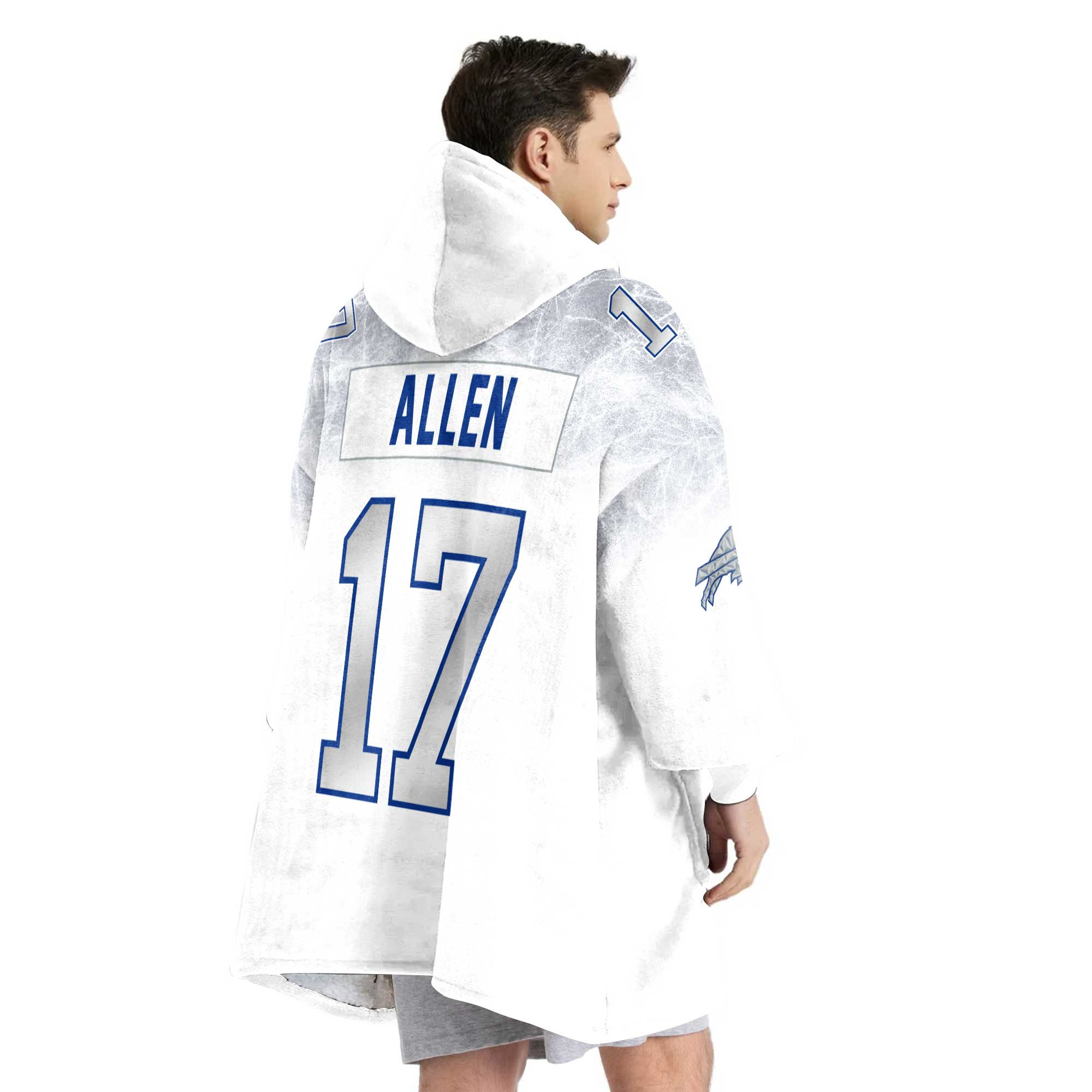 Captain J.A 17 Buffalo Football Unisex Blanket Hoodie