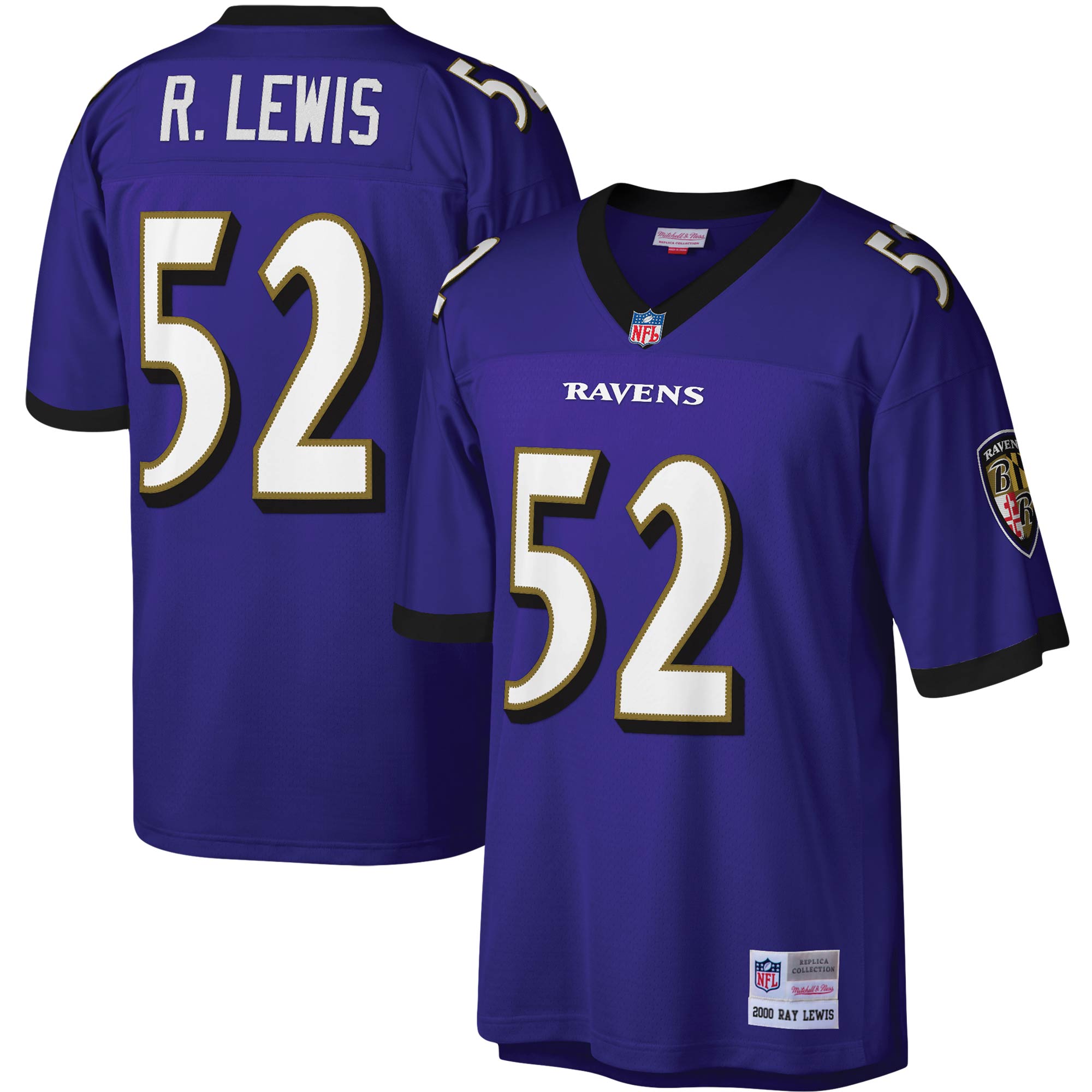 Ray Lewis Baltimore Ravens Legacy Replica Jersey - Purple