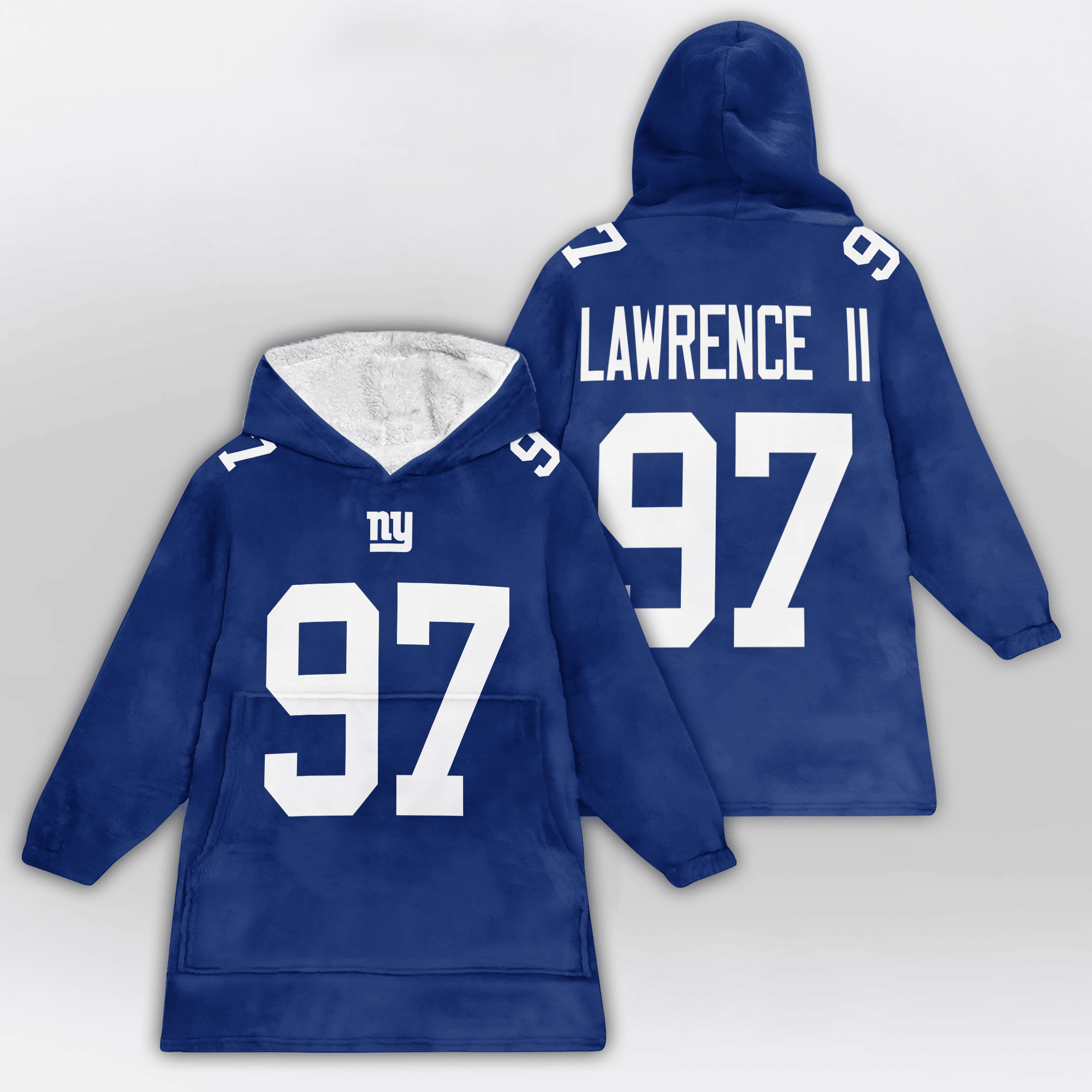 Adult D.L 97 New York G Football Unisex Blanket Hoodie