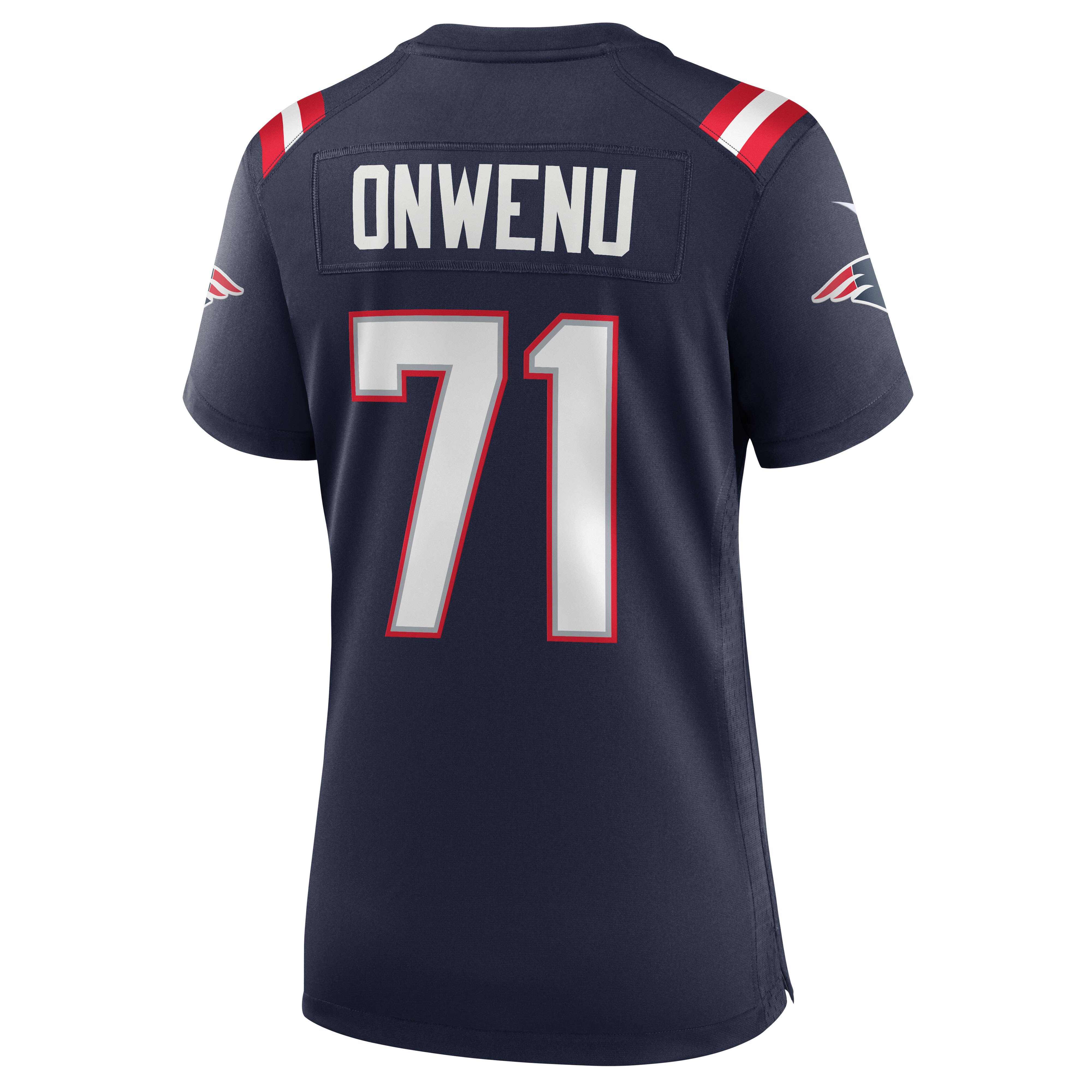 Mike Onwenu New England Patriots Women's Team Game Jersey - Navy