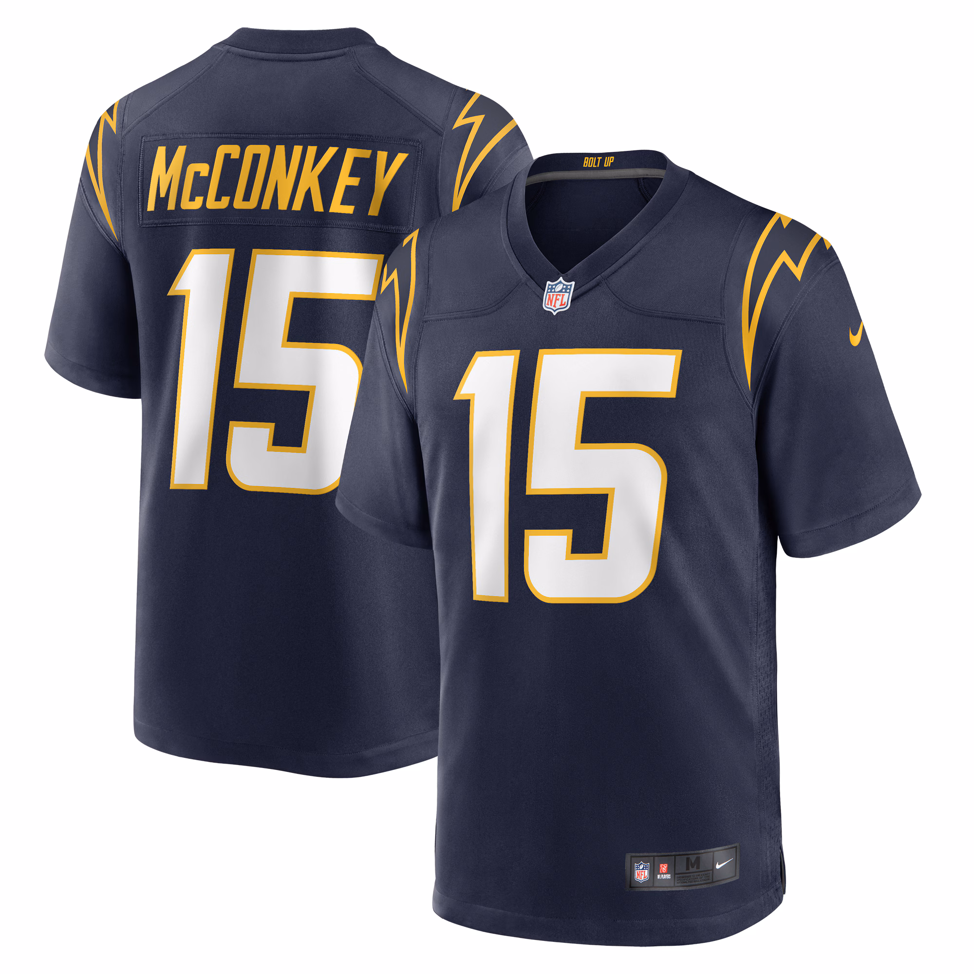 Ladd McConkey Los Angeles Chargers Alternate Game Jersey -  Navy