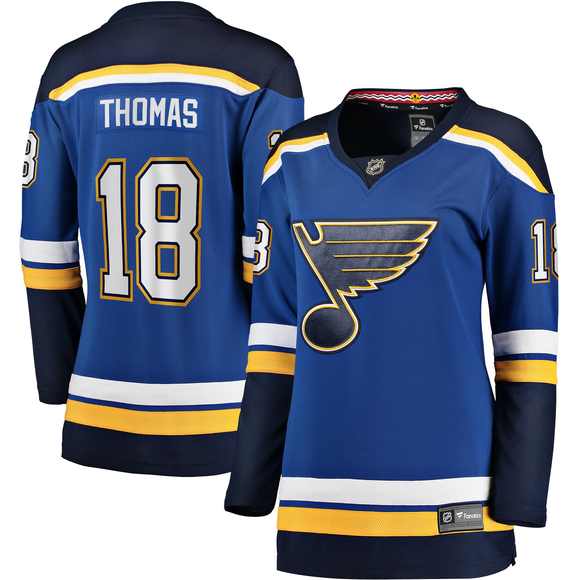 Robert Thomas St.Louis Blues Women's Home Breakaway Player Jersey - Blue