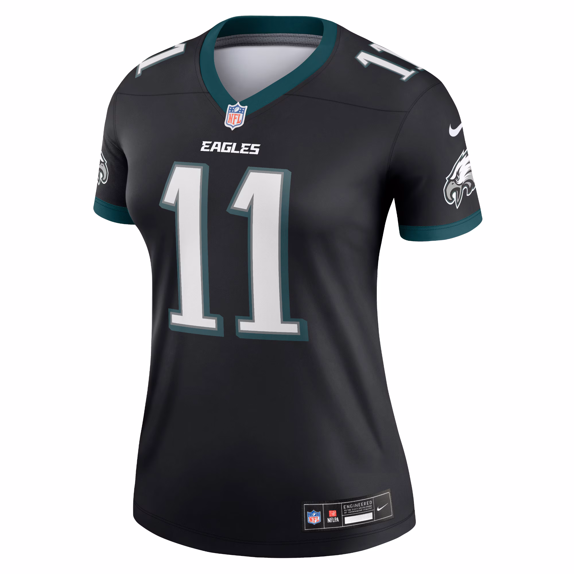 A.J. Brown Philadelphia Eagles Women's Legend Jersey - Black
