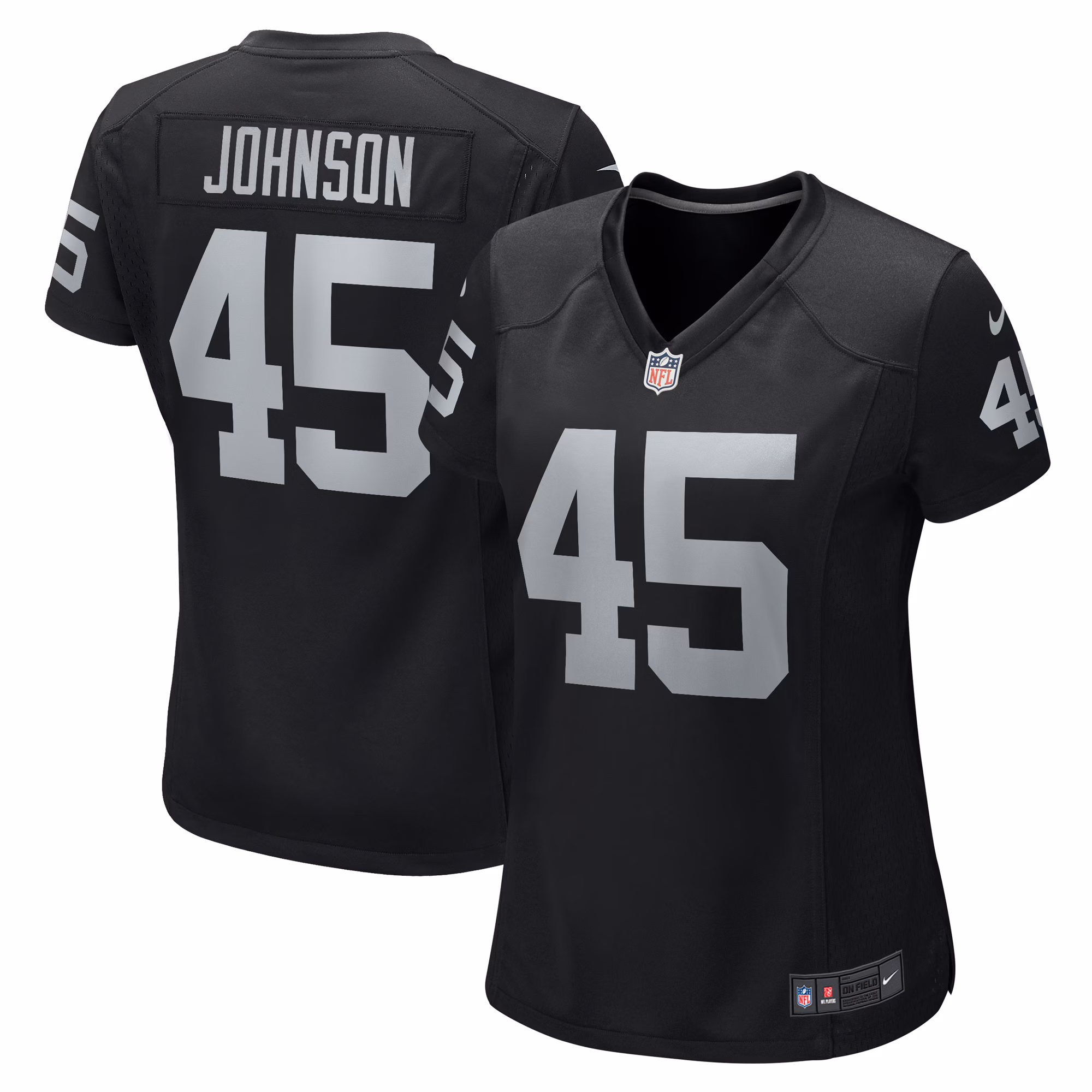 Jaquan Johnson Las Vegas Raiders Women's Game Player Jersey - Black