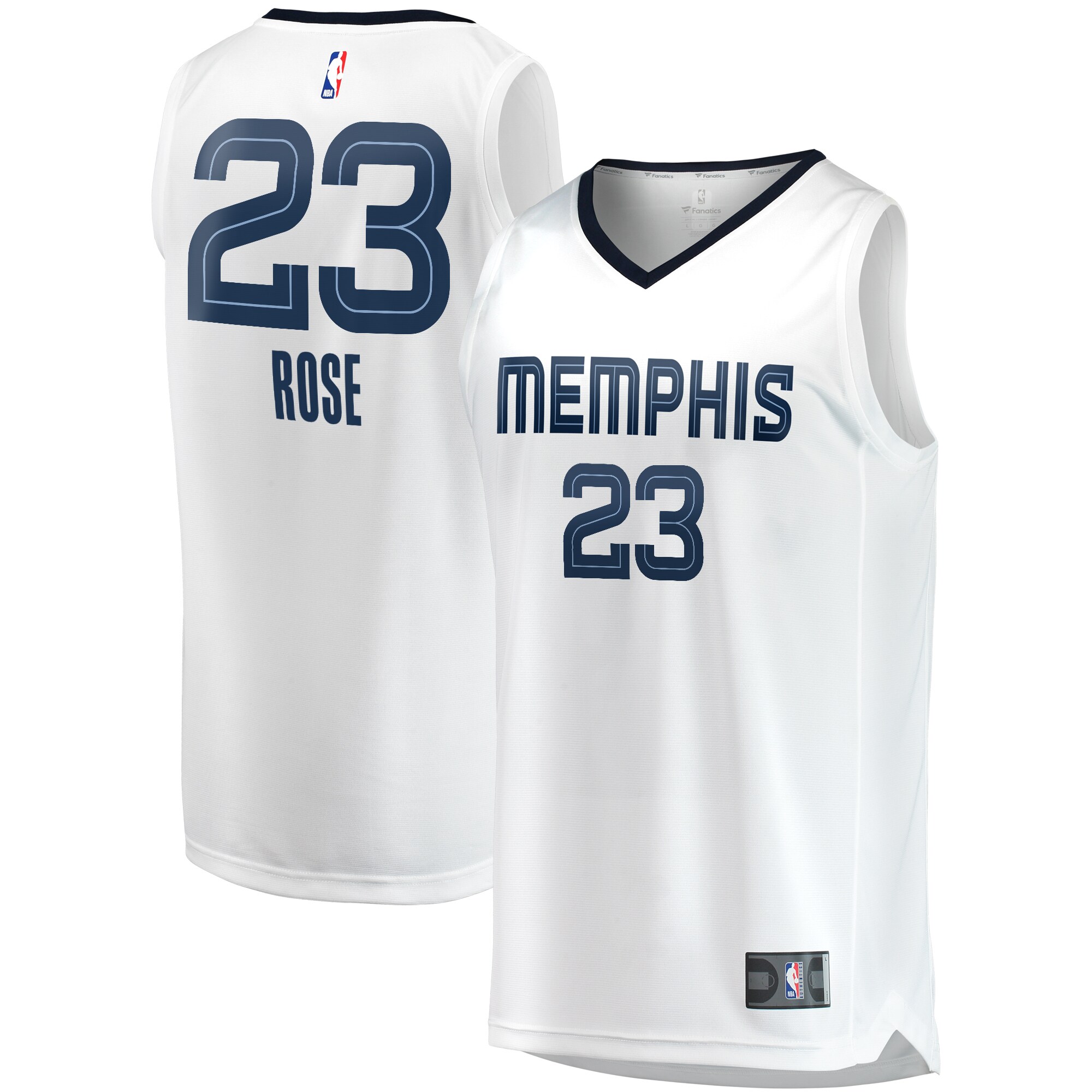 Derrick Rose Memphis Grizzlies  Youth Fast Break Player Jersey - Association Edition - White