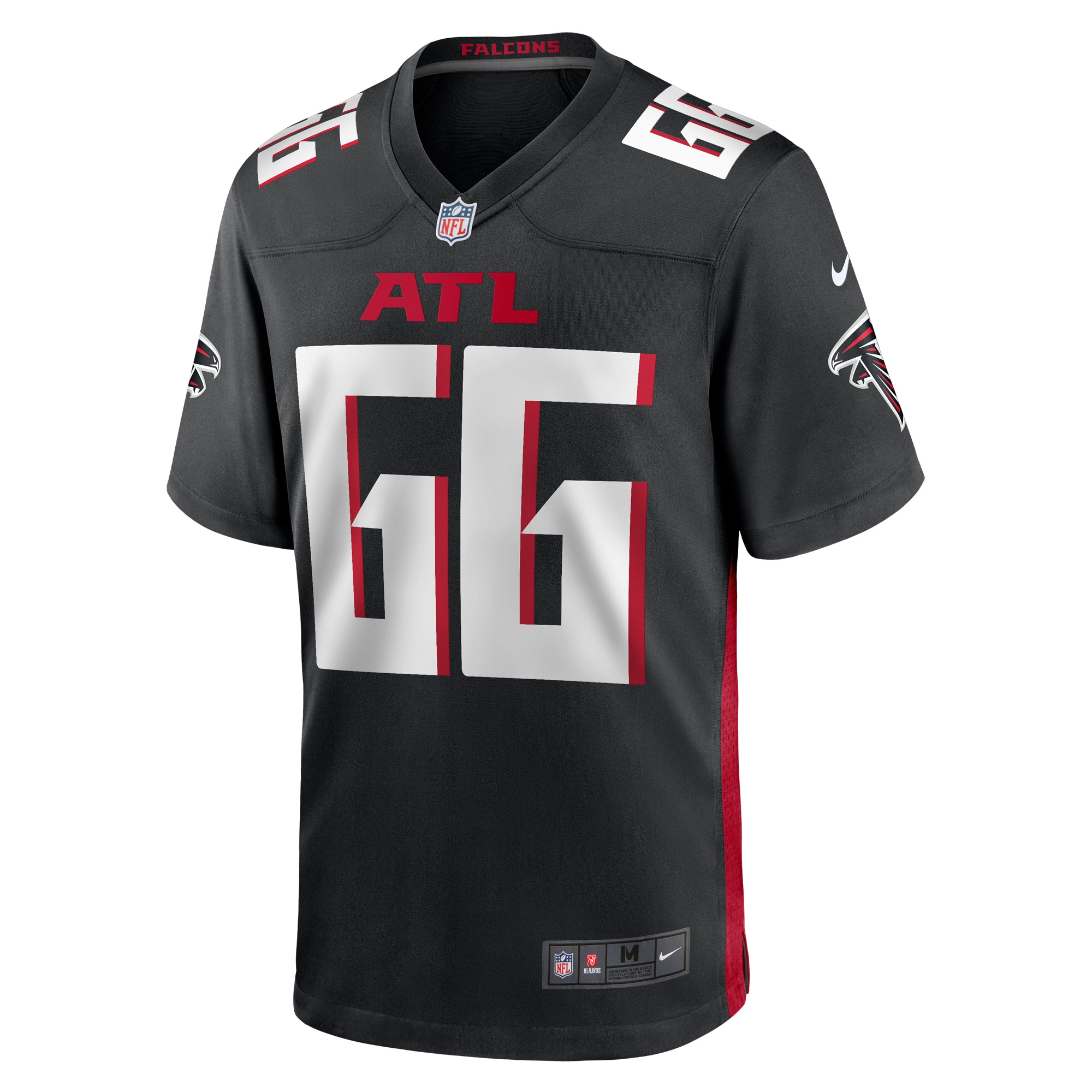John Leglue Atlanta Falcons Team Game Jersey -  Black