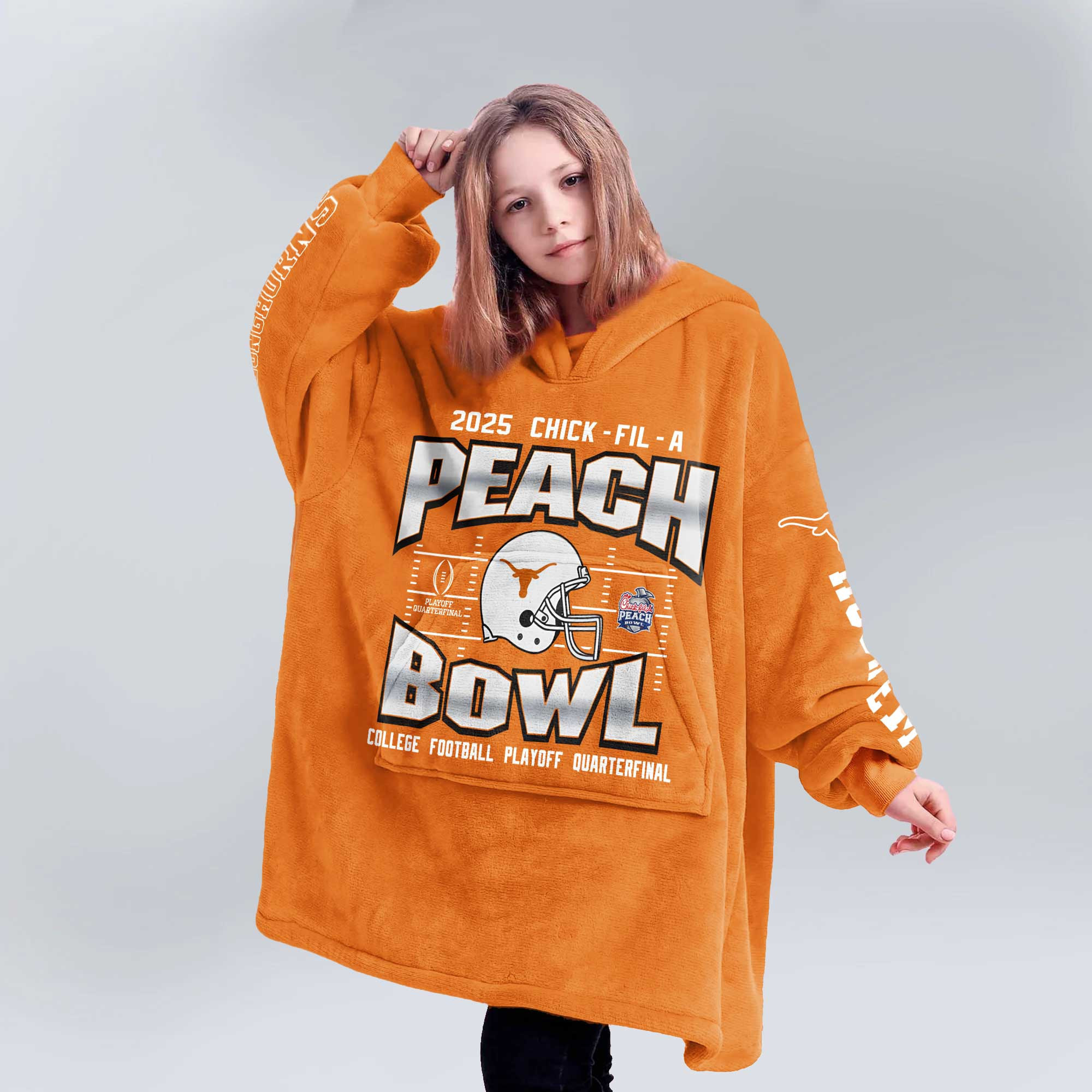 Adult Champions Texas Football Unisex Blanket Hoodie