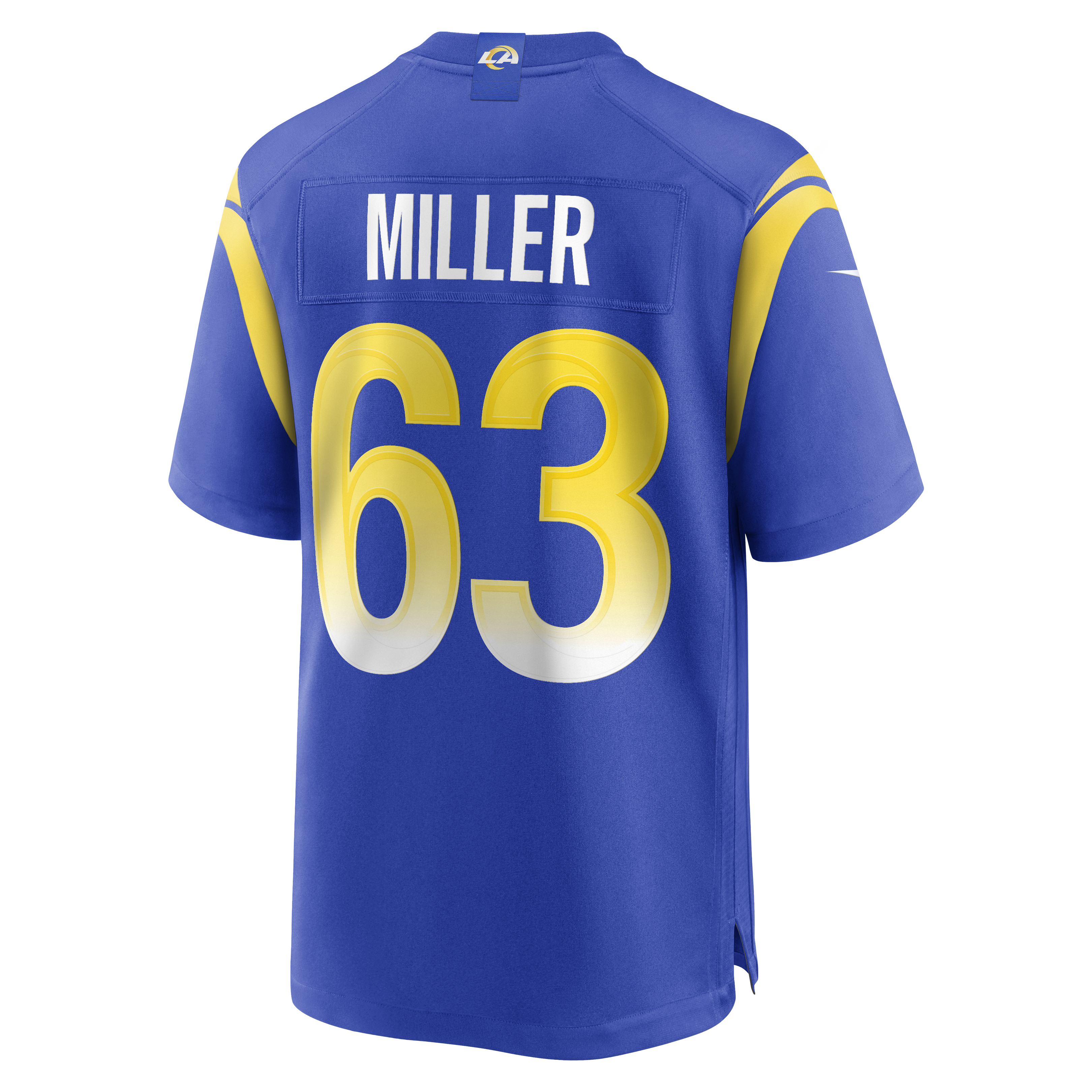 Grant Miller Los Angeles Rams  Game Jersey - Royal