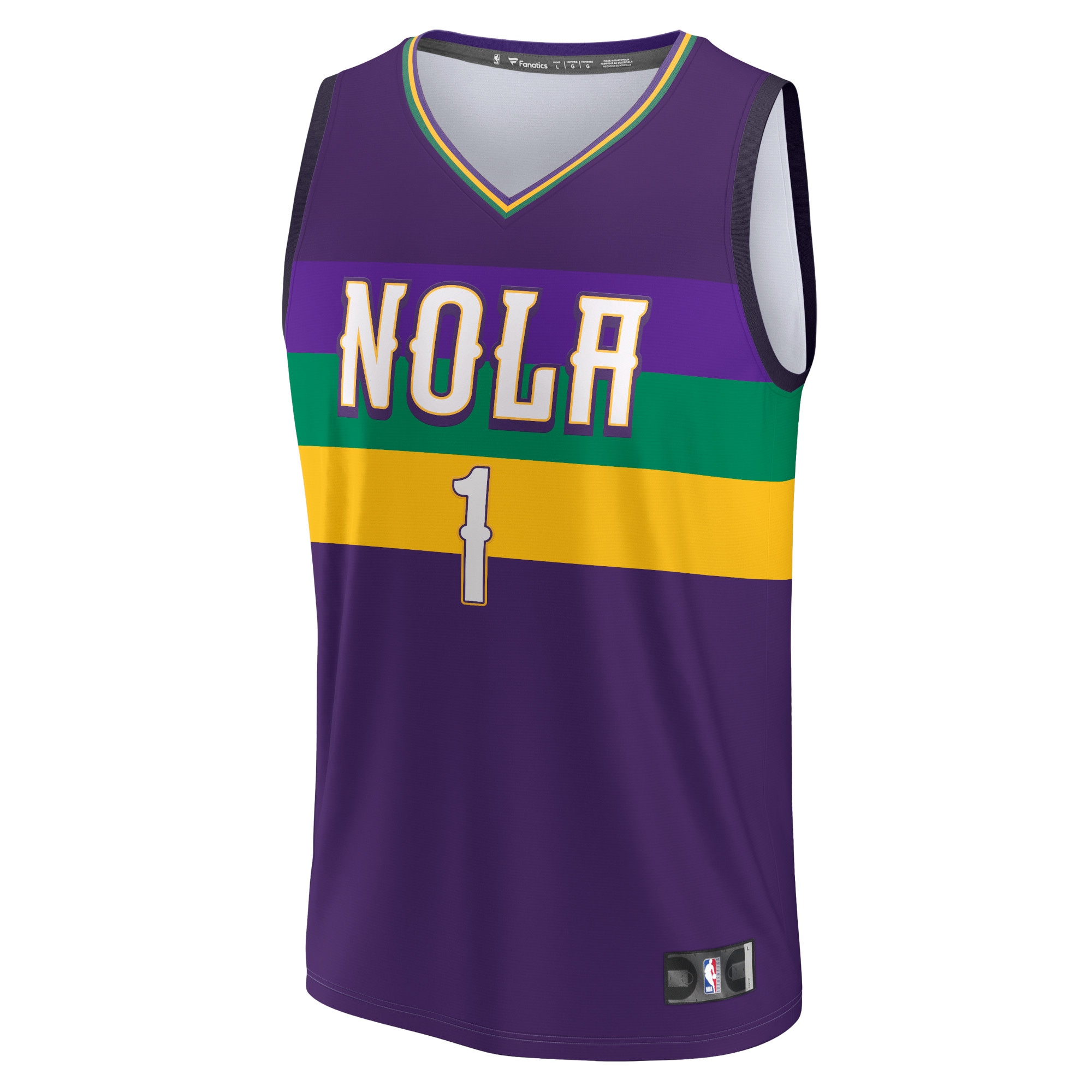 Zion Williamson New Orleans Pelicans  2022/23 Fastbreak Jersey - City Edition - Purple