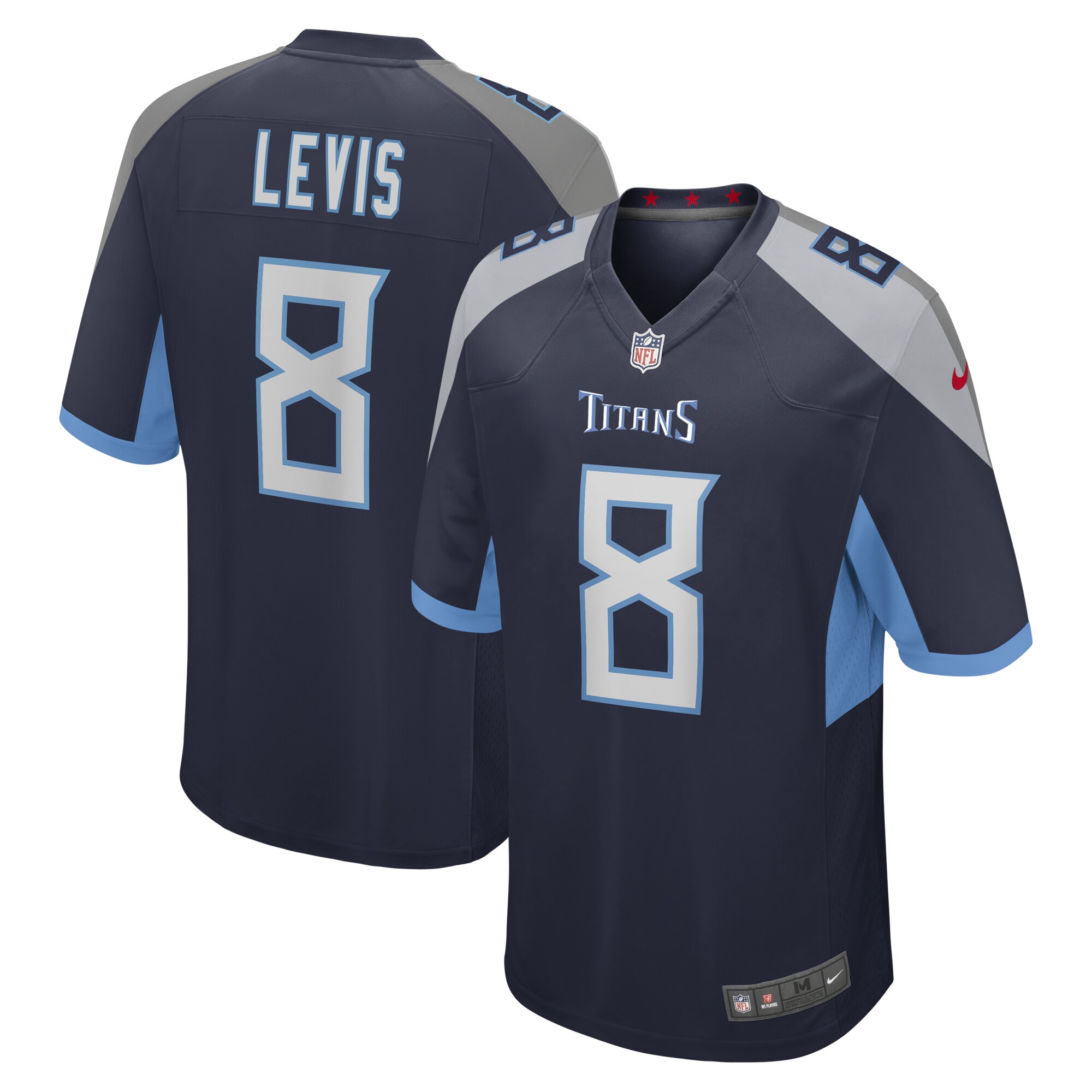 Will Levis Tennessee Titans 2023 NFL Draft Pick Game Jersey - Navy
